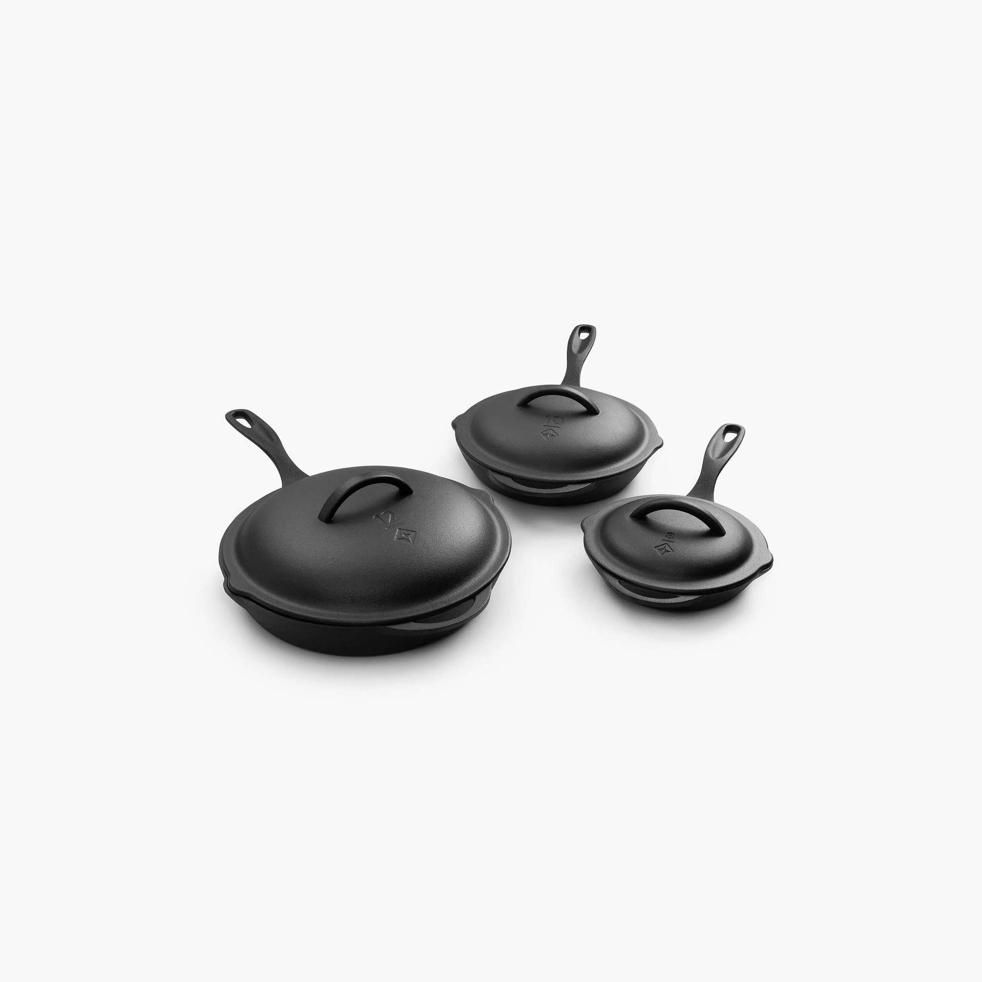 Premium Cast Iron Skillet Lid - Heavy Duty Cover for Dutch Ovens & Frying Pans - Perfect for Stovetop, Oven & Outdoor Cooking