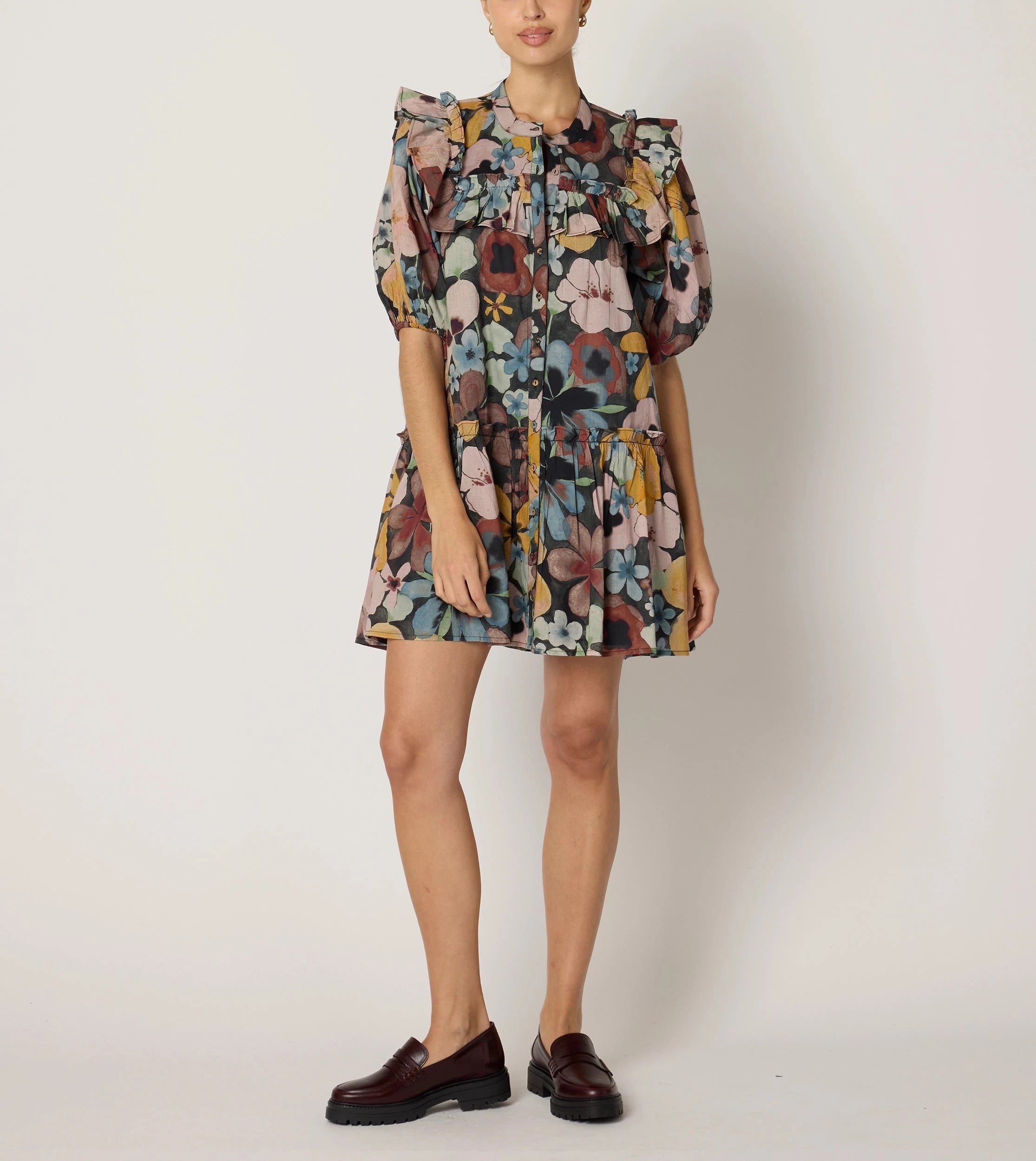 Tatiana Mini Dress - Floral Print Summer Dress for Women | Elegant Casual & Party Wear | Perfect for Date Night, Beach Vacation, and Special Occasions
