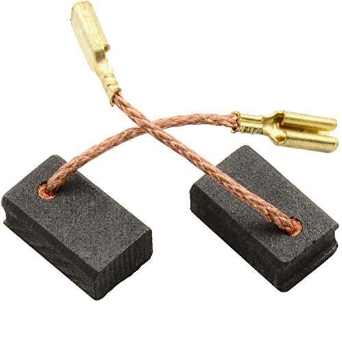 Perles Grinder HSW325 Replacement Carbon Brushes 0917_Perles_HSW325 - Includes Cable & Connector - Compatible with Perles Angle Grinders, Power Tools & DIY Projects