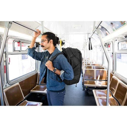 Peak Design 45L Travel Backpack - Waterproof Hiking Backpack for Men & Women - Durable Carry-On Backpack for Air Travel, Camping & Outdoor Adventures (Black)