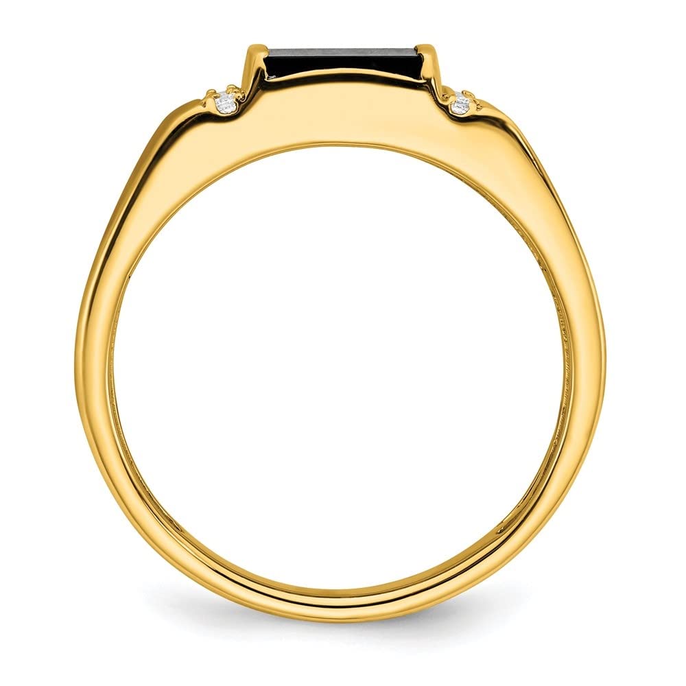 14K Yellow Gold Lab Grown Diamond Engagement & Wedding Ring Set for Women - Sparkling Bridal Jewelry for Proposals, Anniversaries & Special Occasions
