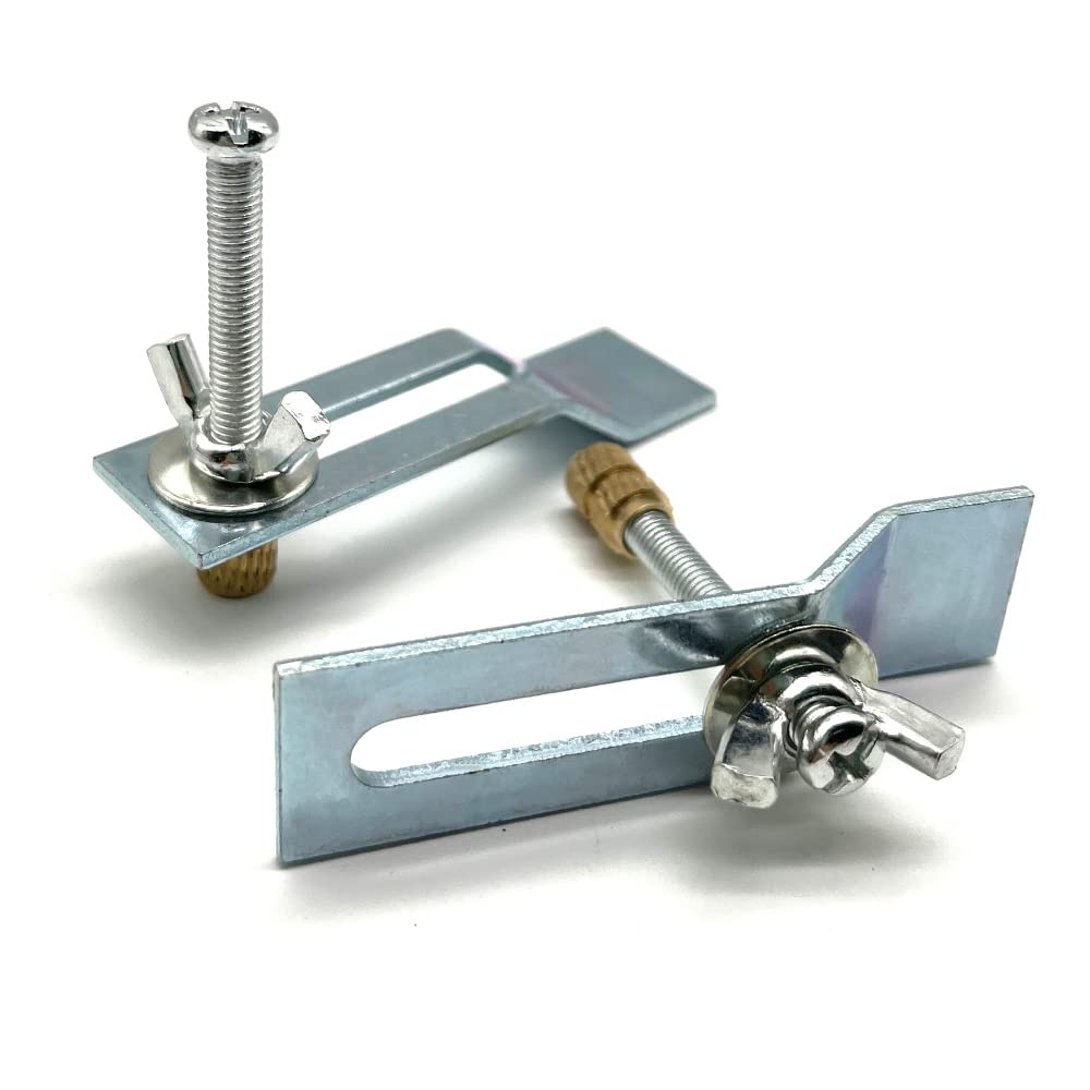 Bonoda 10-Pack Undermount Sink Clips - Heavy Duty Stainless Steel Brackets for Kitchen & Bathroom Countertops - Secure Ceramic, Granite & Composite Sinks (Perfect for DIY Installation & Home Renovation)
