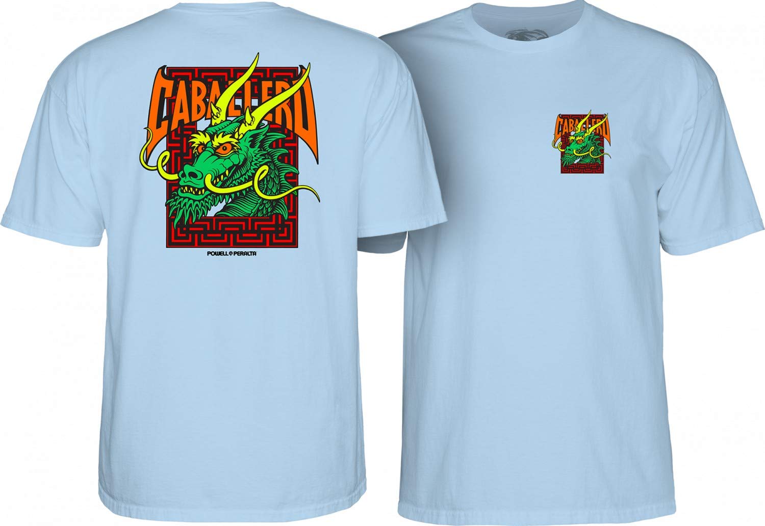Powell Peralta Steve Caballero Street Dragon Graphic T-Shirt for Men - Vintage Skateboard Tee - Perfect for Skateboarding, Streetwear & Casual Outfits