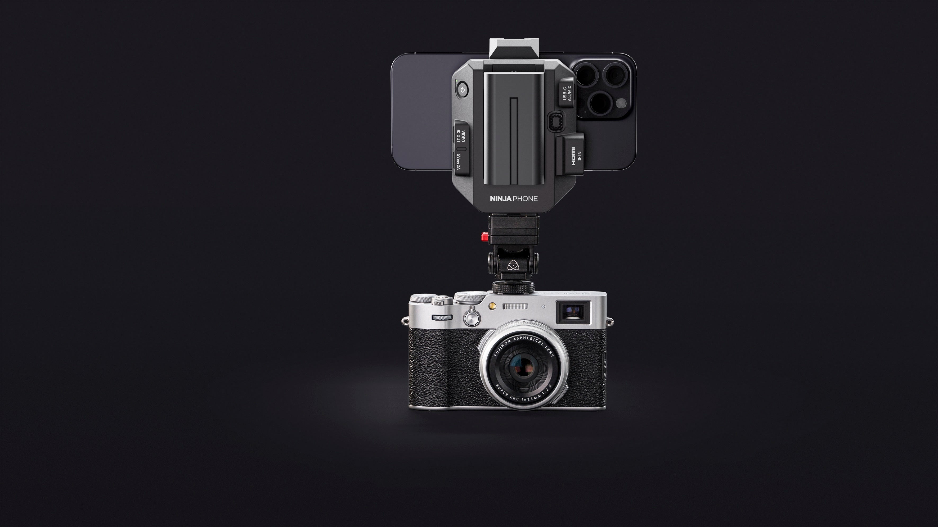 Atomos Ninja Phone Video Co Processor - 4K HDMI Recording for Smartphones | Perfect for Vloggers, YouTubers & Live Streamers | Capture High-Quality Video on the Go