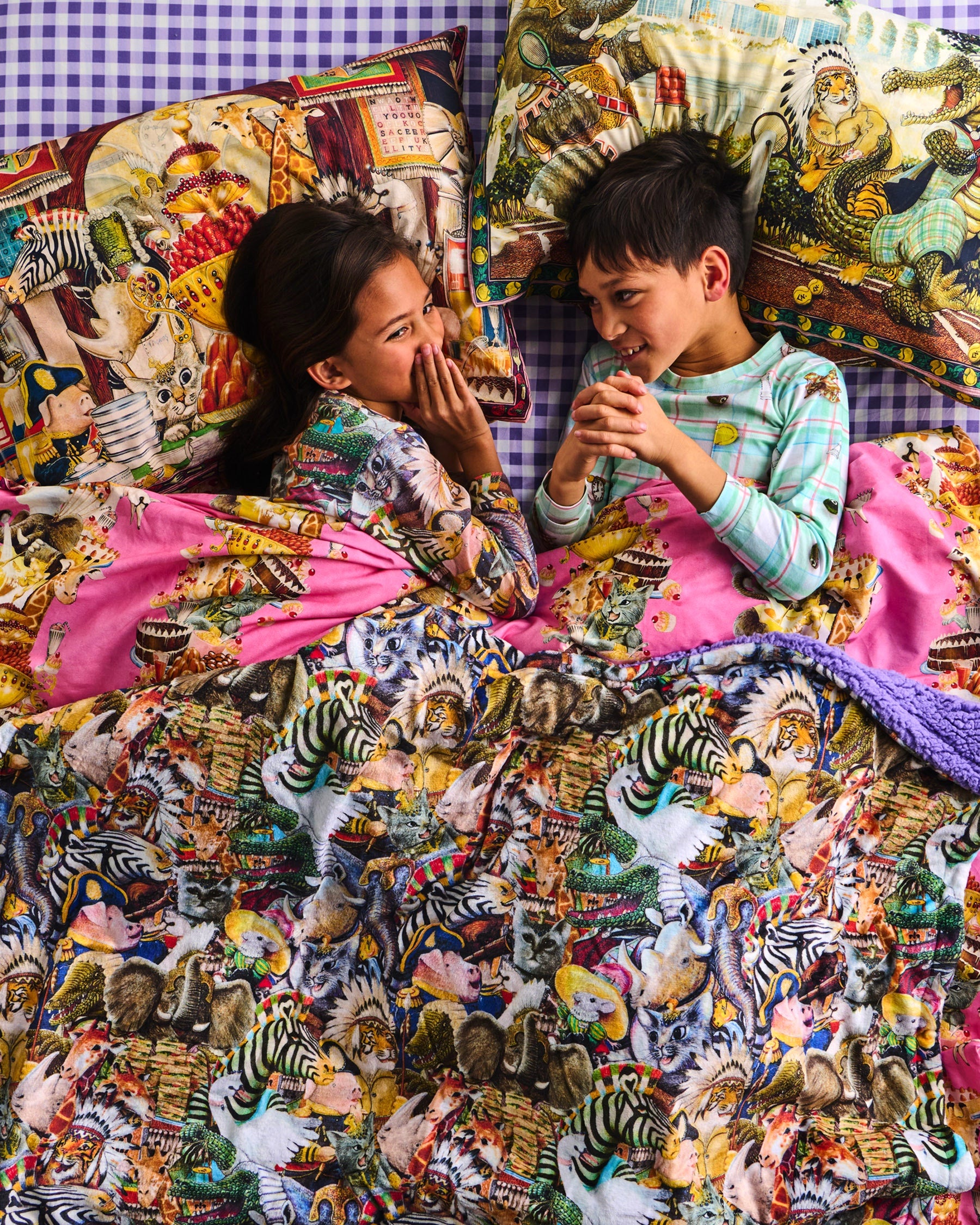 Kip&Co x Eleventh Hour Game Set Match Organic Cotton Pillowcase - Soft & Breathable Bedding for Kids & Adults - Perfect for Home Decor, Gifts & Nursery Essentials