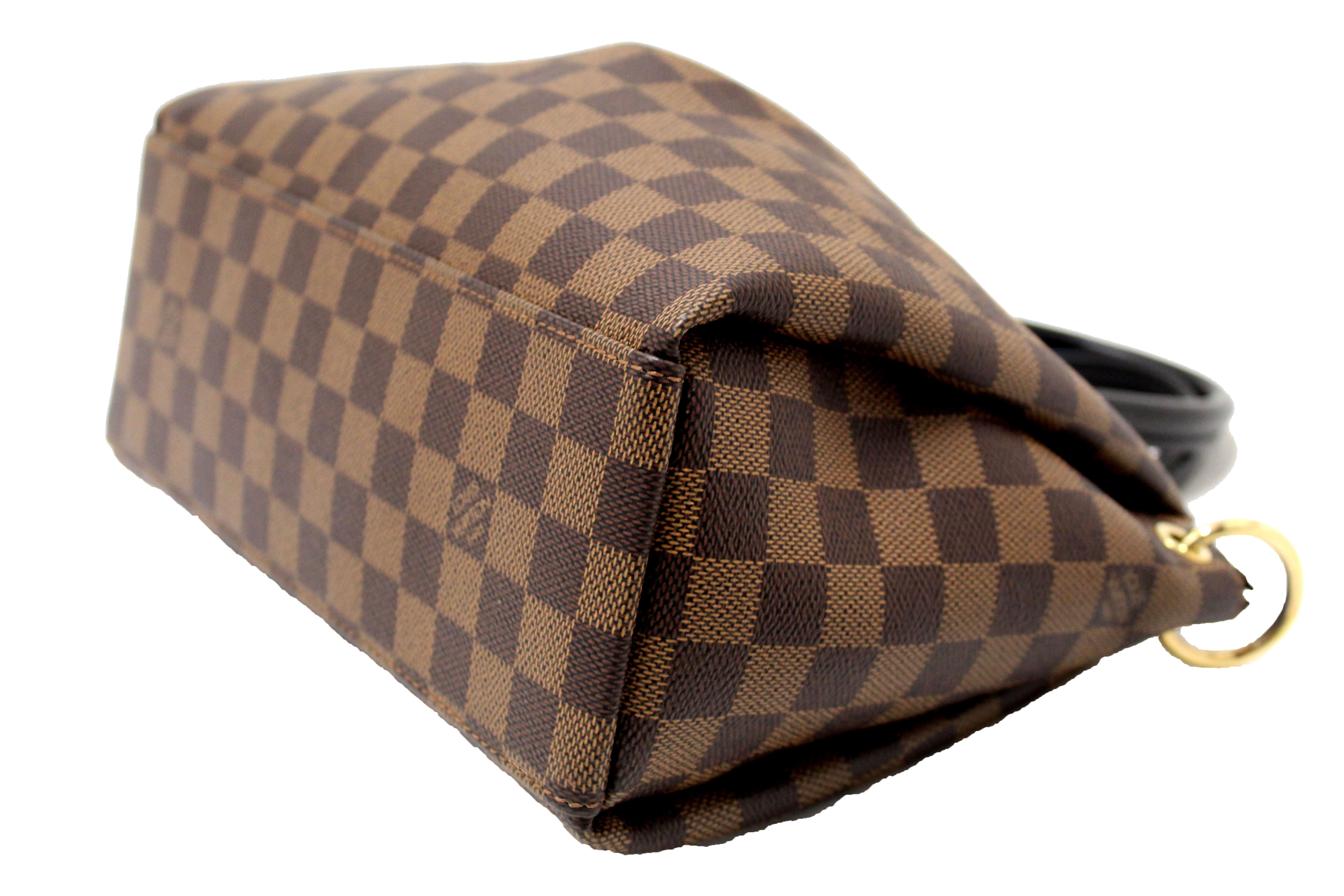 Authentic Louis Vuitton Damier Ebene Canvas Odéon PM Tote Bag - Luxury Designer Handbag for Women, Perfect for Work, Travel & Everyday Use