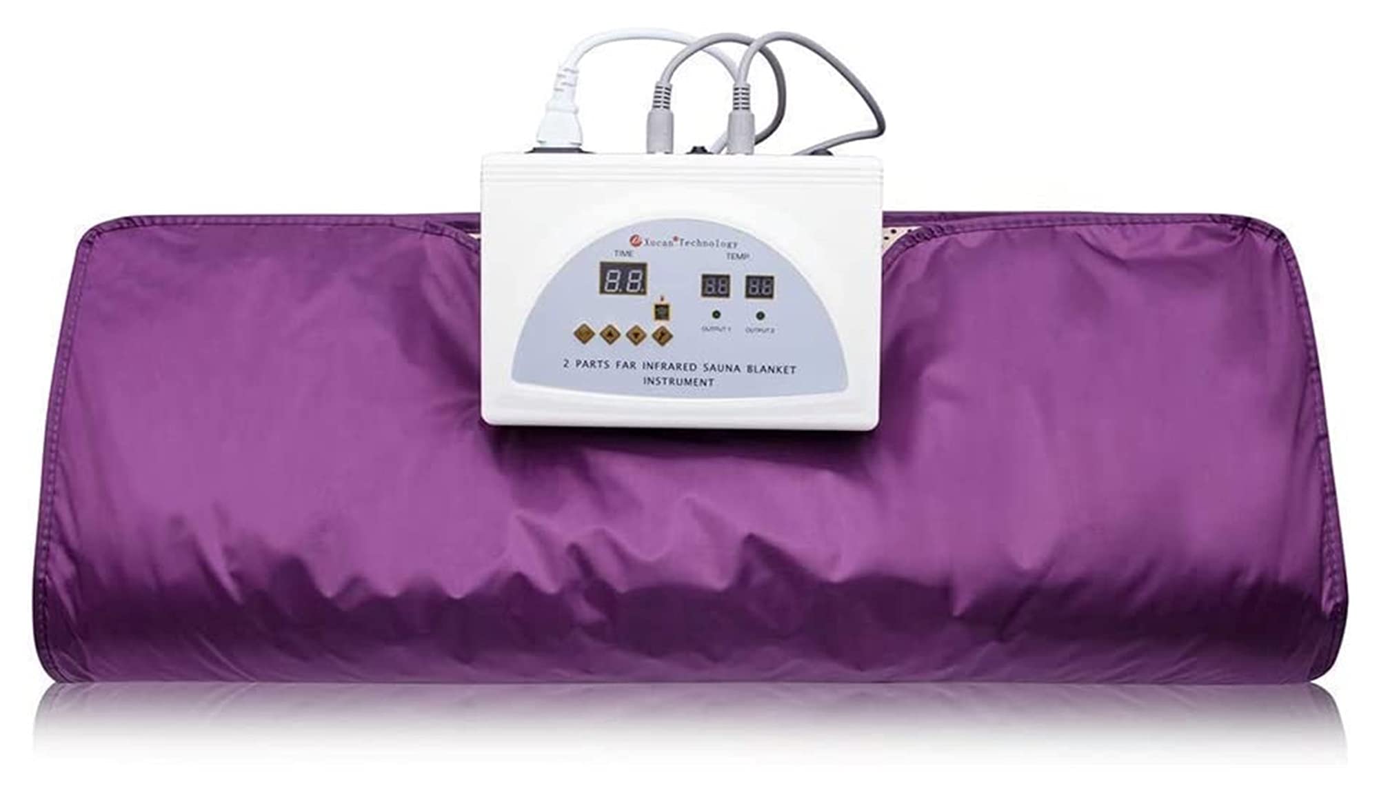 Infrared Sauna Blanket for Weight Loss & Detox - Portable Body Shaping Therapy, Anti-Aging Beauty & Slimming Fitness Equipment (Purple) - Perfect for Home Spa, Post-Workout Recovery & Relaxation