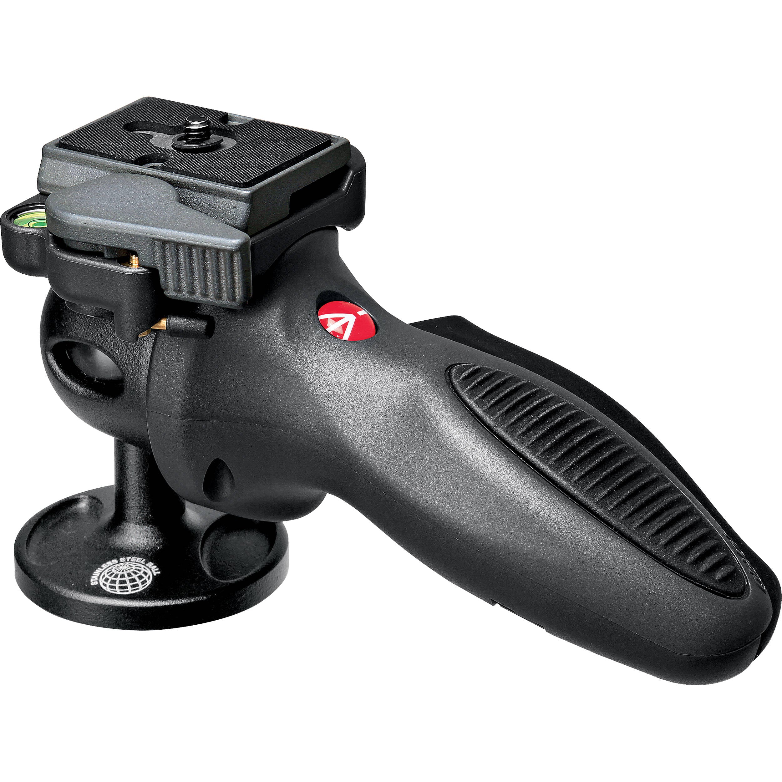Manfrotto 324RC2 Professional Ball Head with 200PL-14 Quick Release Plate - Perfect for DSLR Cameras, Tripods & Photography Gear - Ideal for Outdoor, Studio & Travel Photography