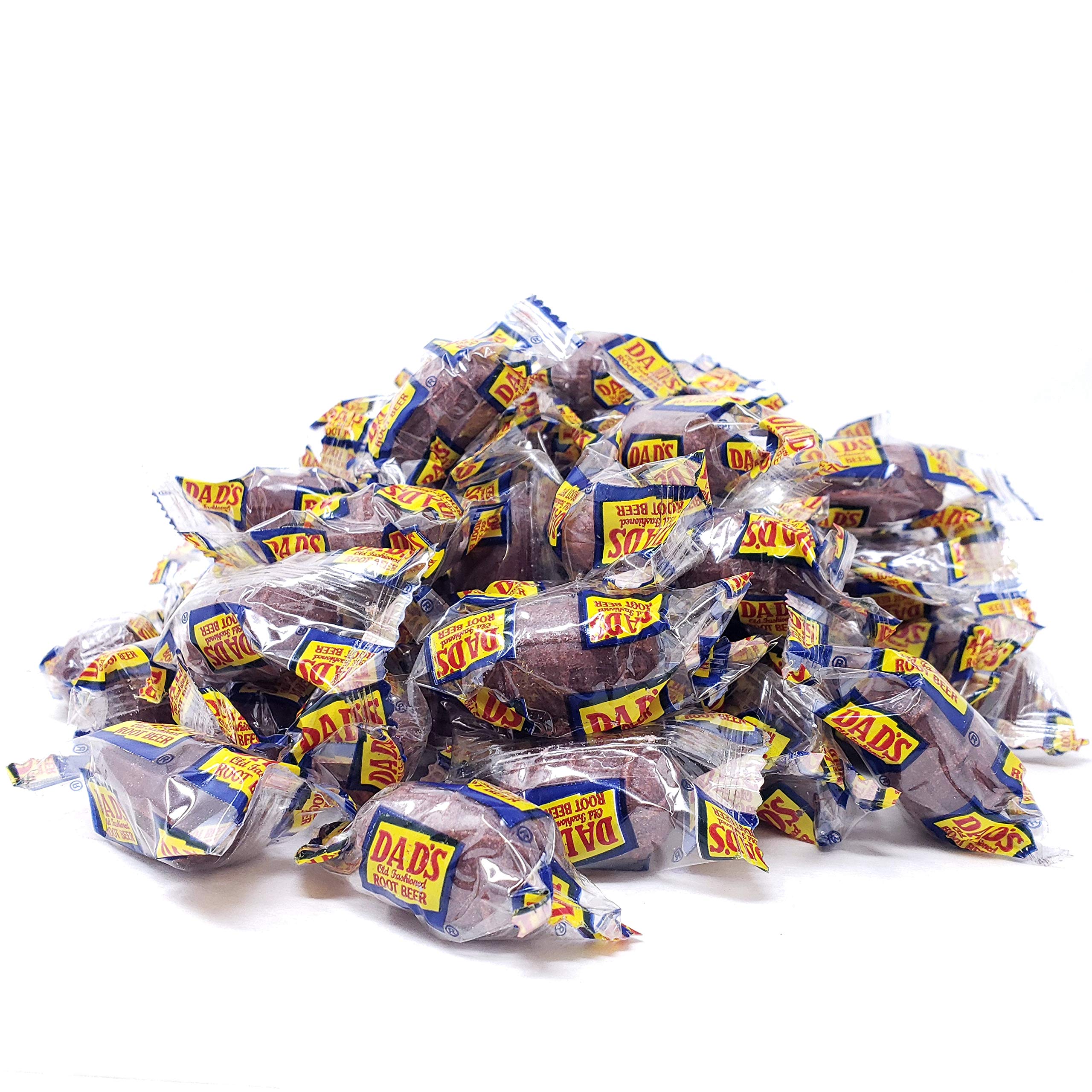Dad's Root Beer Barrels Hard Candy - 1 Pound Bulk Bag | Old-Fashioned Root Beer Flavored Candy | Perfect for Parties, Movie Nights & Nostalgic Treats