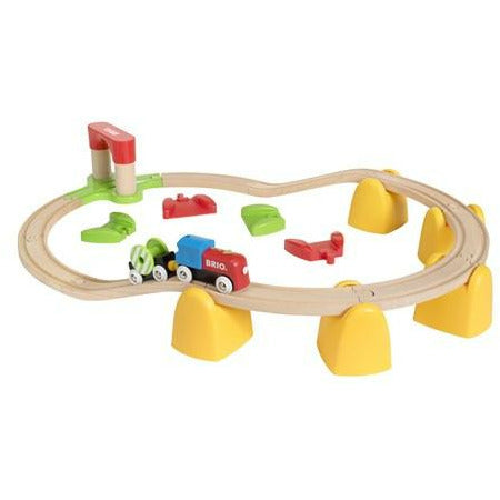 My First Railway Battery-Powered Train Set for Kids - Fun and Educational Toy for Indoor Play & Early Learning