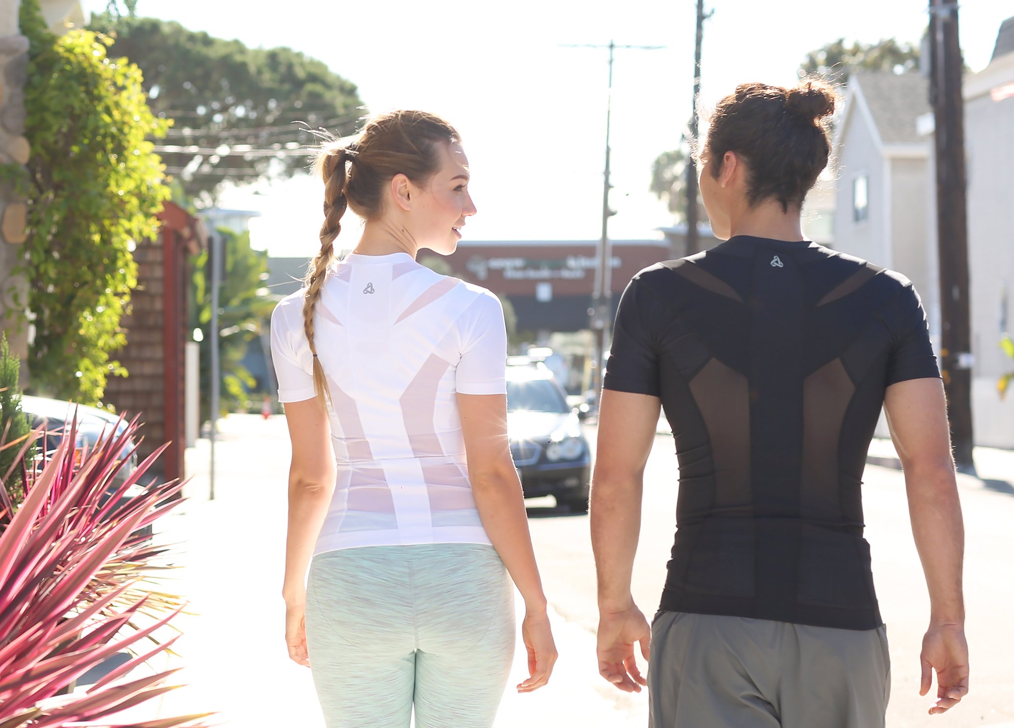 ALIGNMED Posture Shirt 2.0 for Women - Adjustable Zipper Back Support Shirt | Improve Posture & Reduce Back Pain | Perfect for Office Work, Yoga & Daily Wear