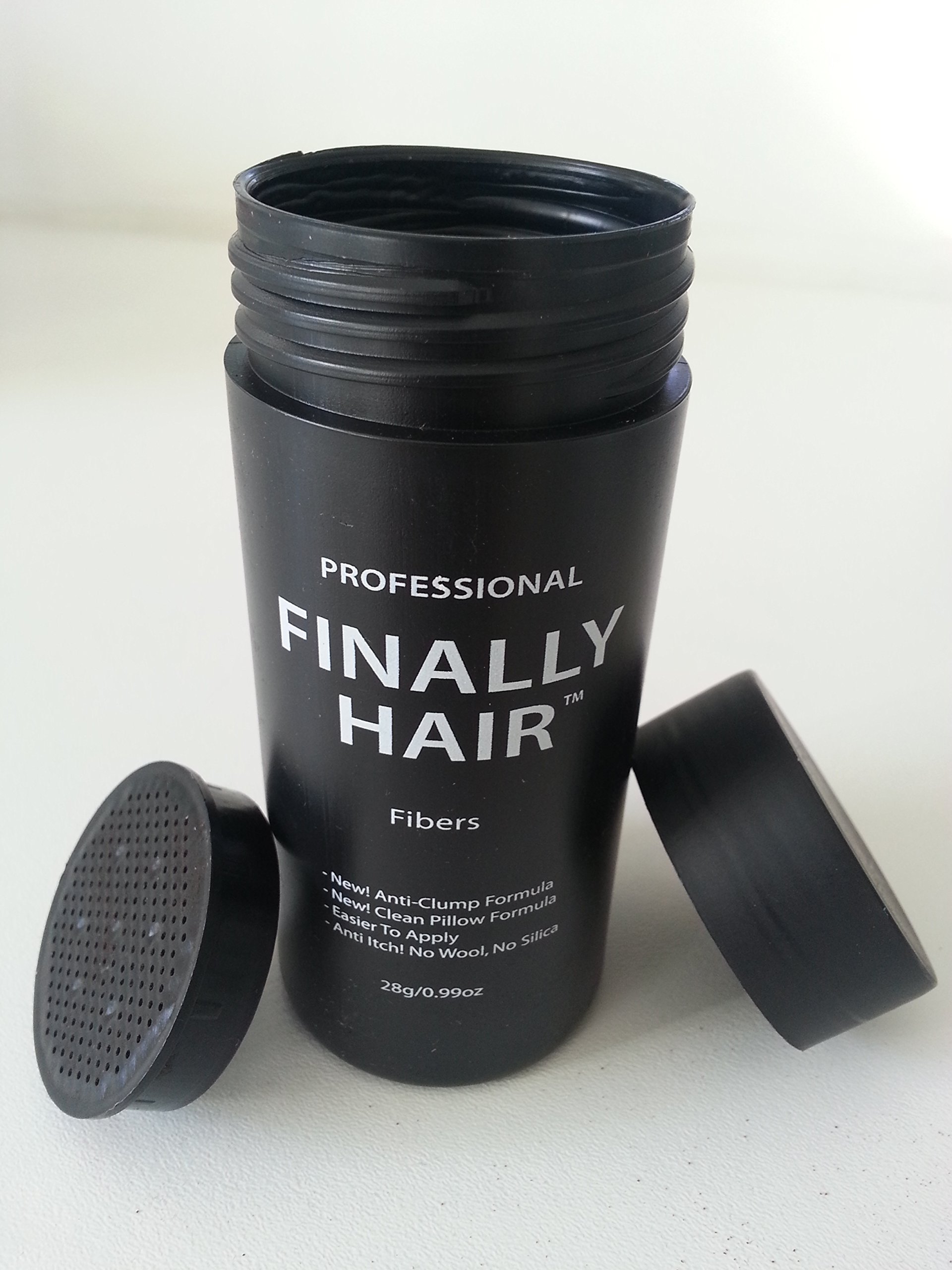 Finally Hair Fiber Applicator Bottle - Empty Refillable 100g Container for Hair Loss Concealer | Perfect for Travel, Daily Use & Touch-Ups