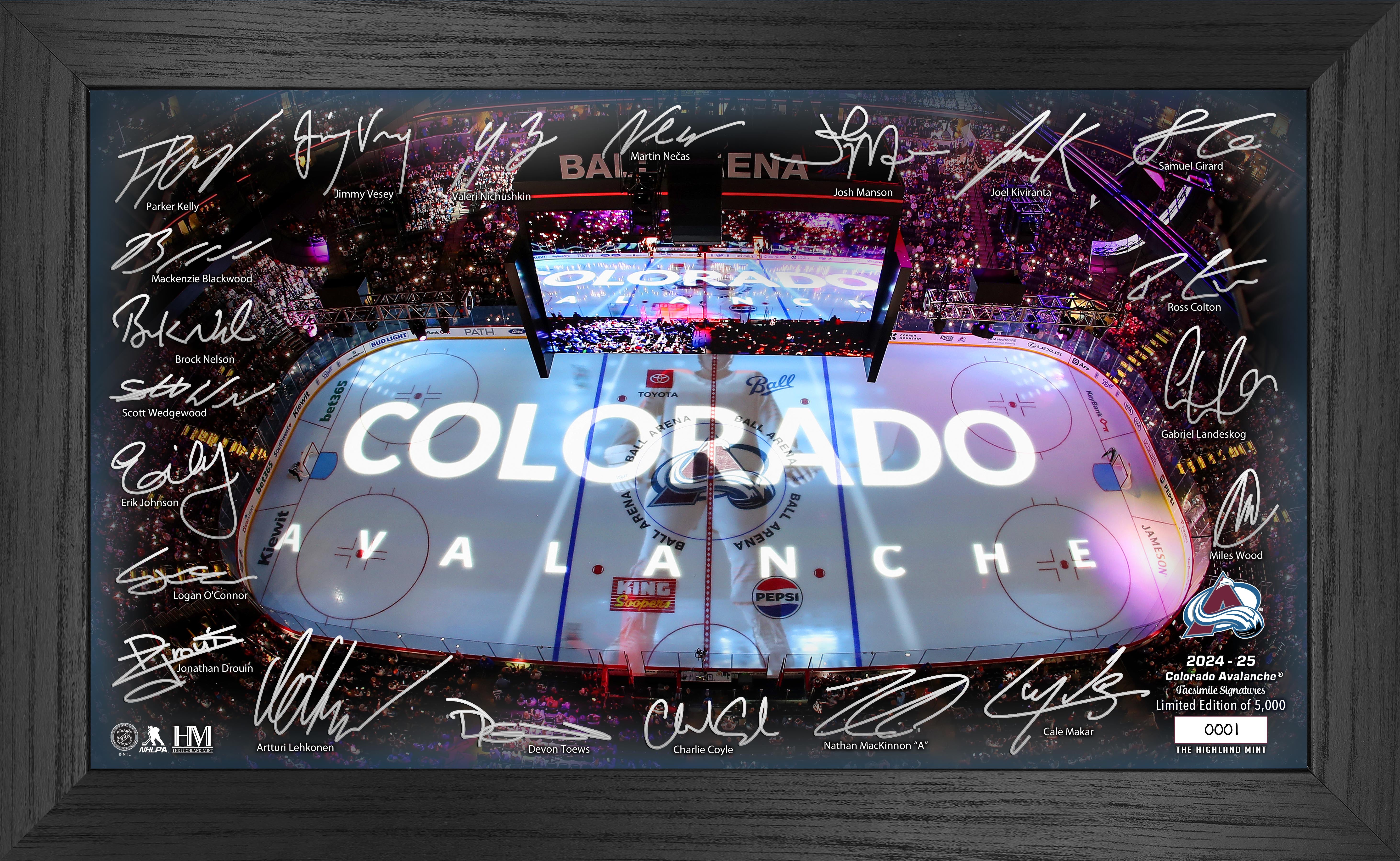 Colorado Avalanche 2024-25 Signature Rink Hockey Jersey - Official NHL Licensed Apparel for Fans & Players - Perfect for Games, Parties & Sports Events