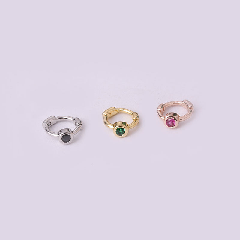 18K Gold Cartilage Huggie Hoop Earrings - Clip On Earrings for Women | HSPJ635 | Perfect for Daily Wear, Parties & Special Occasions