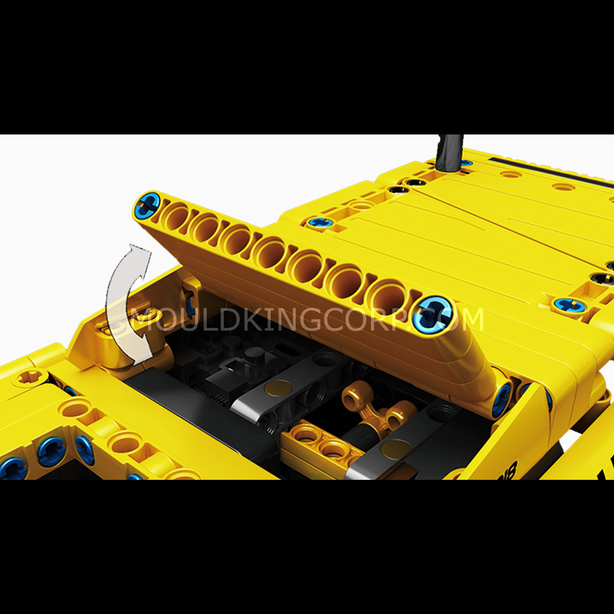 Mould King 17018 RC All Terrain Excavator Model Building Set - 2,237 Pieces STEM Toy for Adults & Kids | Remote Control Construction Vehicle for Outdoor Play, DIY Engineering Projects & Collector's Display