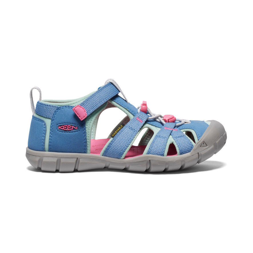 Seacamp II CNX Big Kids' Water Shoes - Coronet Blue & Hot Pink | Lightweight & Quick-Dry for Beach, Pool & Water Sports