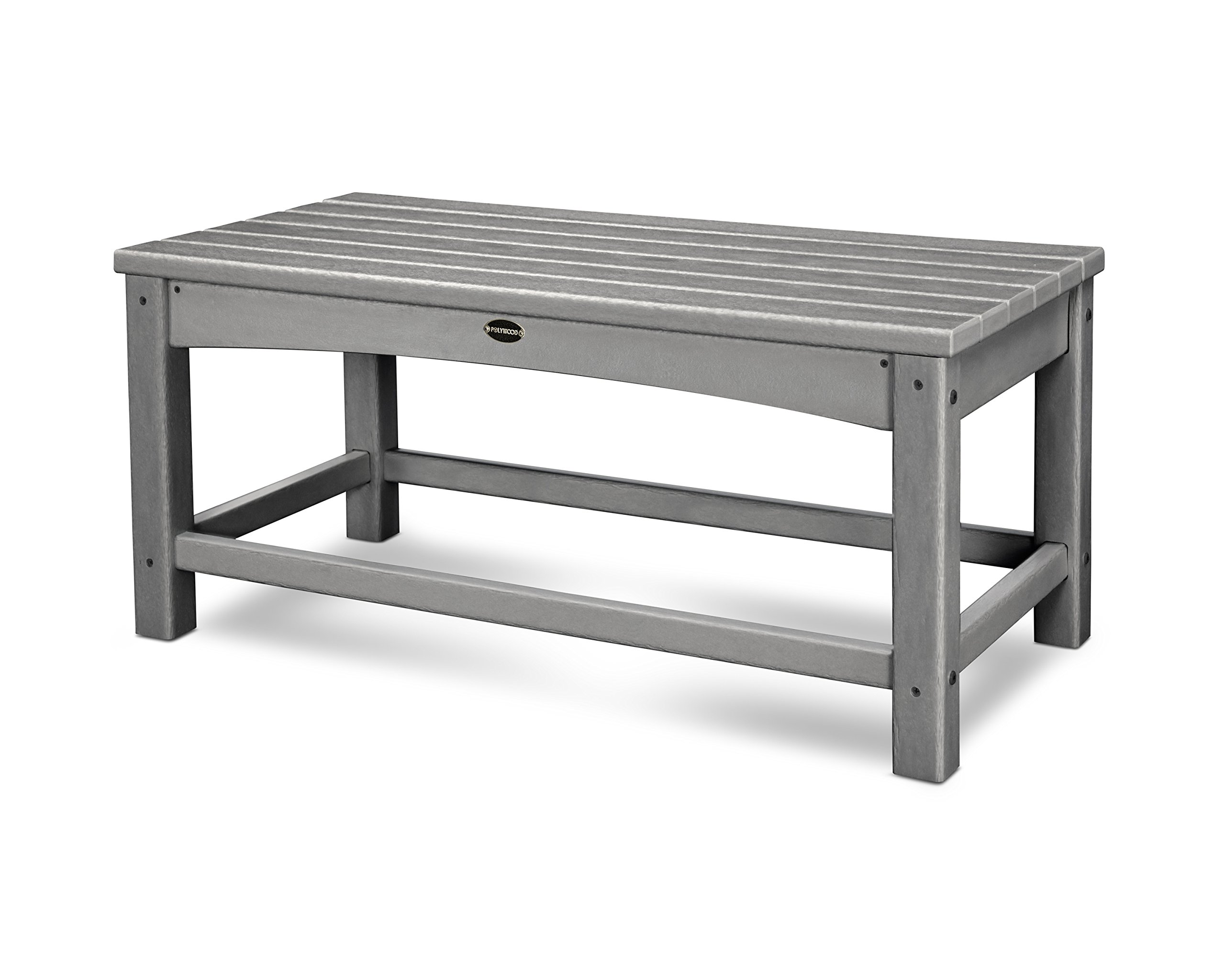 Modern Slate Grey Club Coffee Table - Stylish & Durable Living Room Furniture for Home Decor, Office, Lounge & Entertainment Spaces