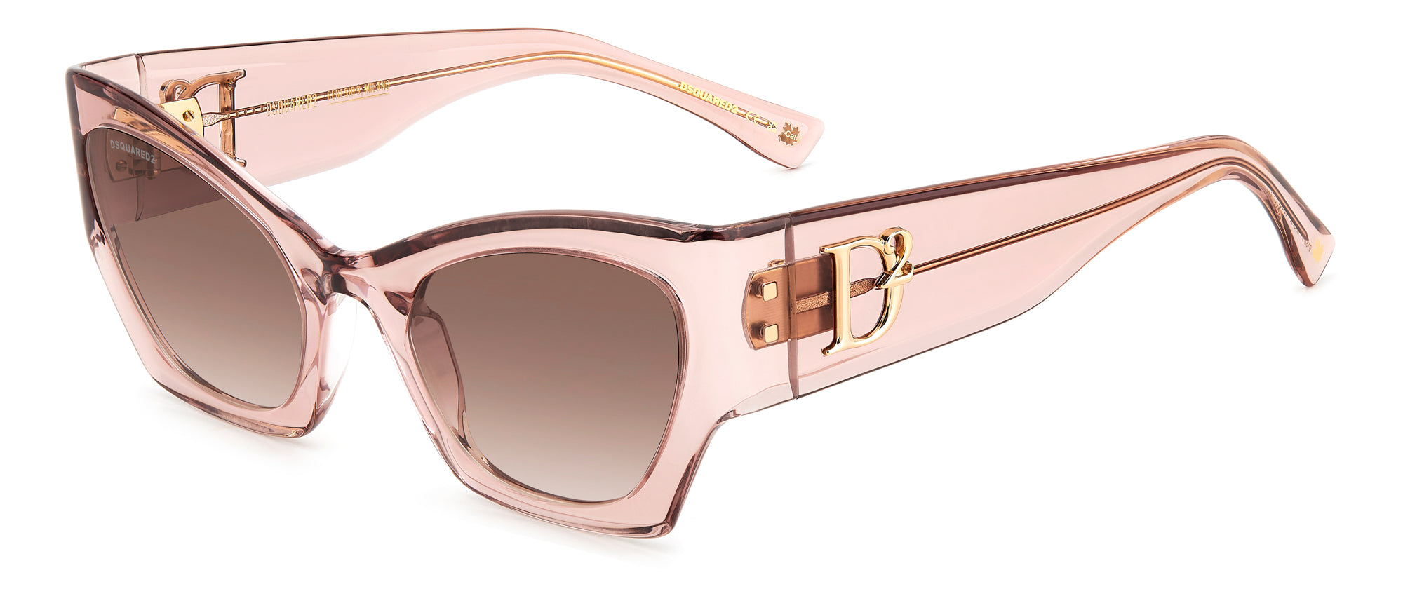 DSQUARED2 D2 0132/S Sunglasses - Polarized UV Protection Aviator Style for Men & Women - Perfect for Driving, Beach & Outdoor Activities