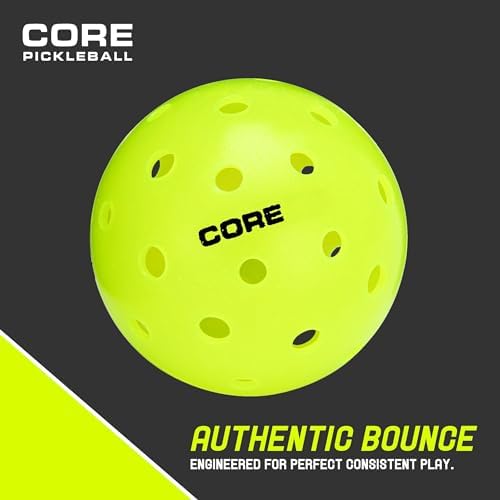 Premium Outdoor Pickleball Balls - Set of 4-50 | Durable Seamless Polypropylene Design with 40 Holes | USA Pickleball Approved for Professionals & All Skill Levels | Perfect for Tournaments, Backyard Games & Outdoor Sports Training