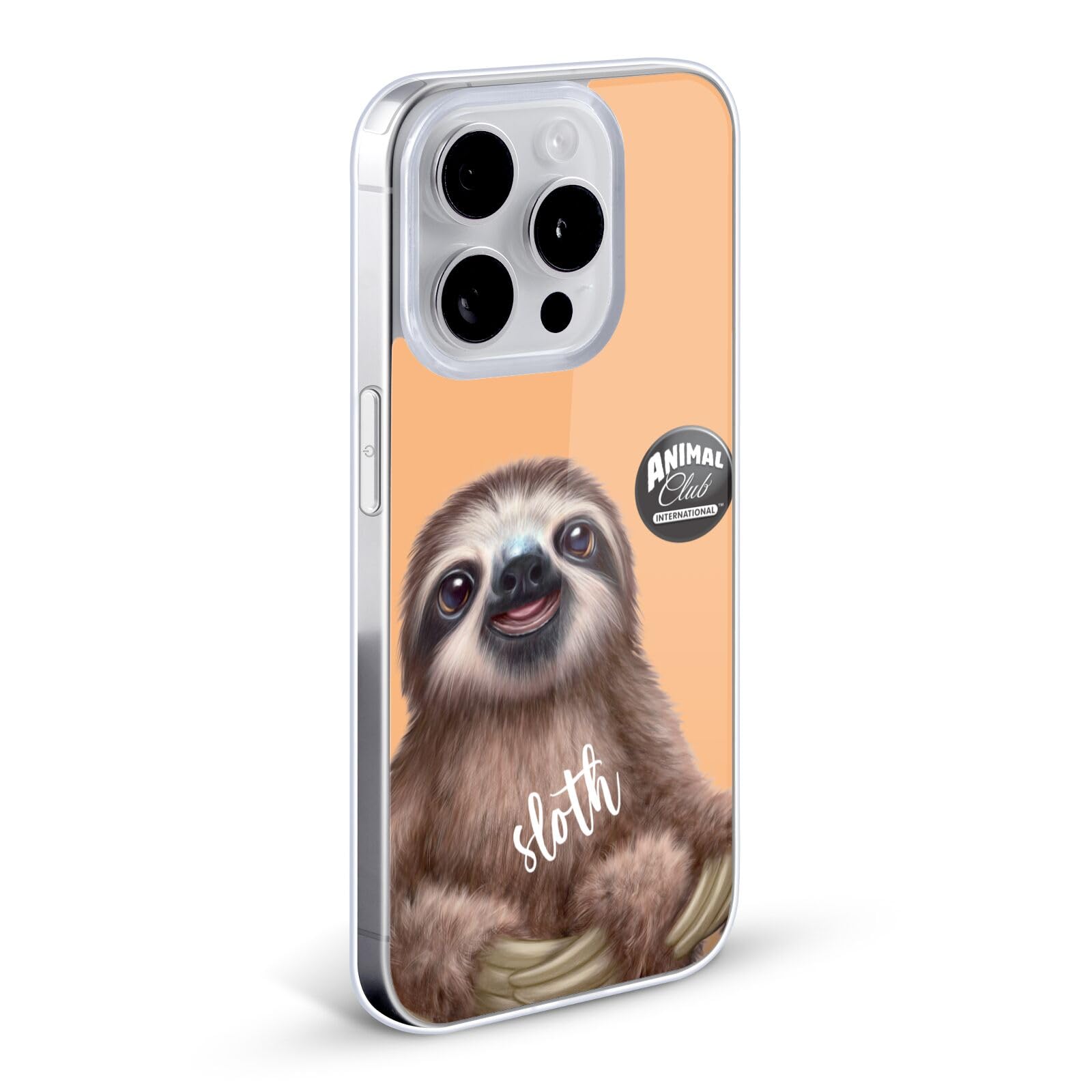 Officially Licensed Sloth Soft Gel Phone Case for Apple iPhone 11 Pro Max - Cute Animal Design, Shockproof & Scratch Resistant Protection - Perfect for Daily Use, Outdoor Activities and Gift Giving