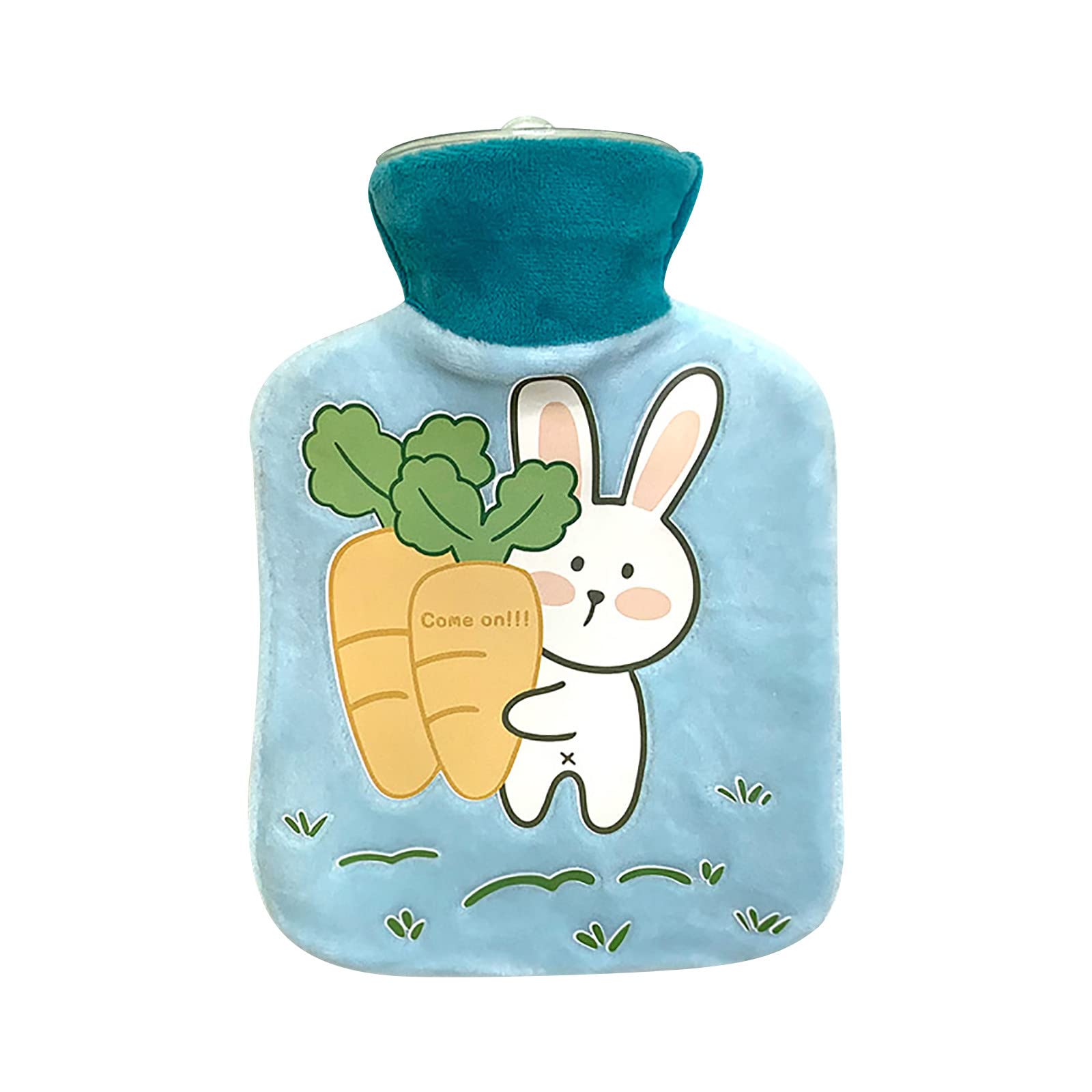 500ml Explosion-Proof Hot Water Bottle - Portable Refillable PVC Hand Warmer for Winter, Travel, Office & Home Use | Mini Heating Pad for Cold Hands