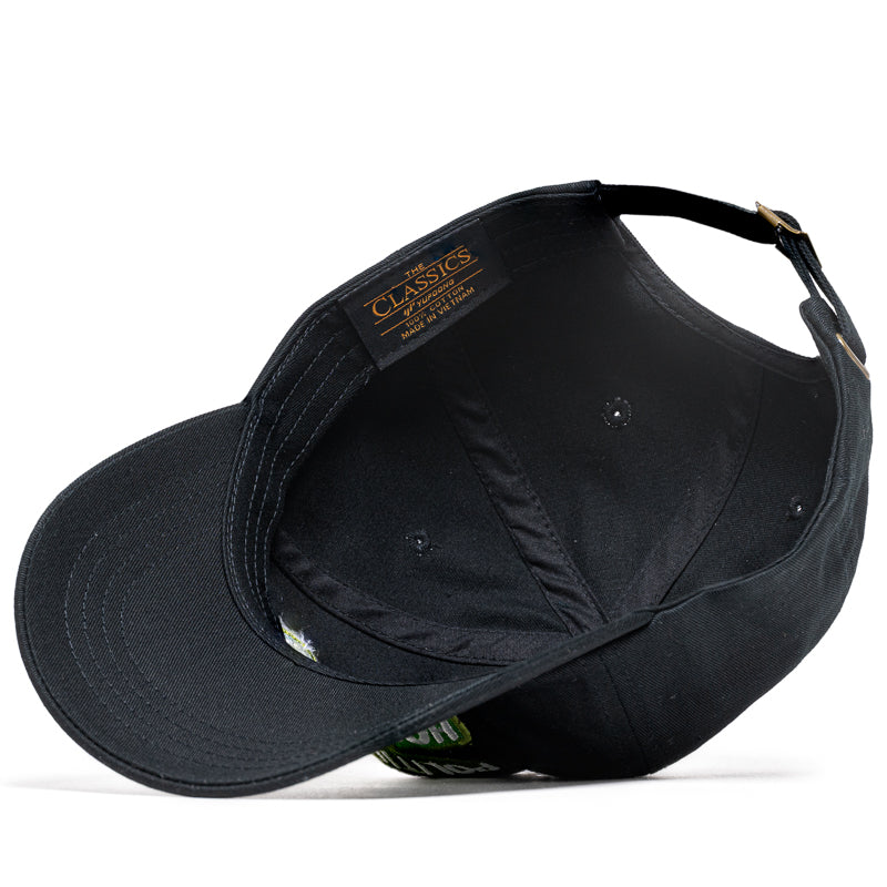 Honor The Gift x Politics Block Dad Hat - Black Baseball Cap for Men & Women - Perfect for Casual Wear, Street Style & Outdoor Activities