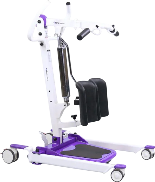 Dansons Medical SA350H Compact Stand Assist Hydraulic Lift - 350 lbs Weight Capacity - Ideal for Home Care & Patient Transfer