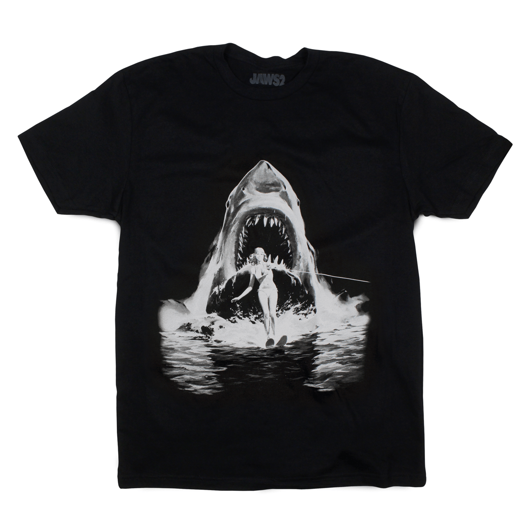 Jaws 2 Movie T-Shirt - Official Vintage Shark Design - Perfect for Movie Fans & Beach Outfits