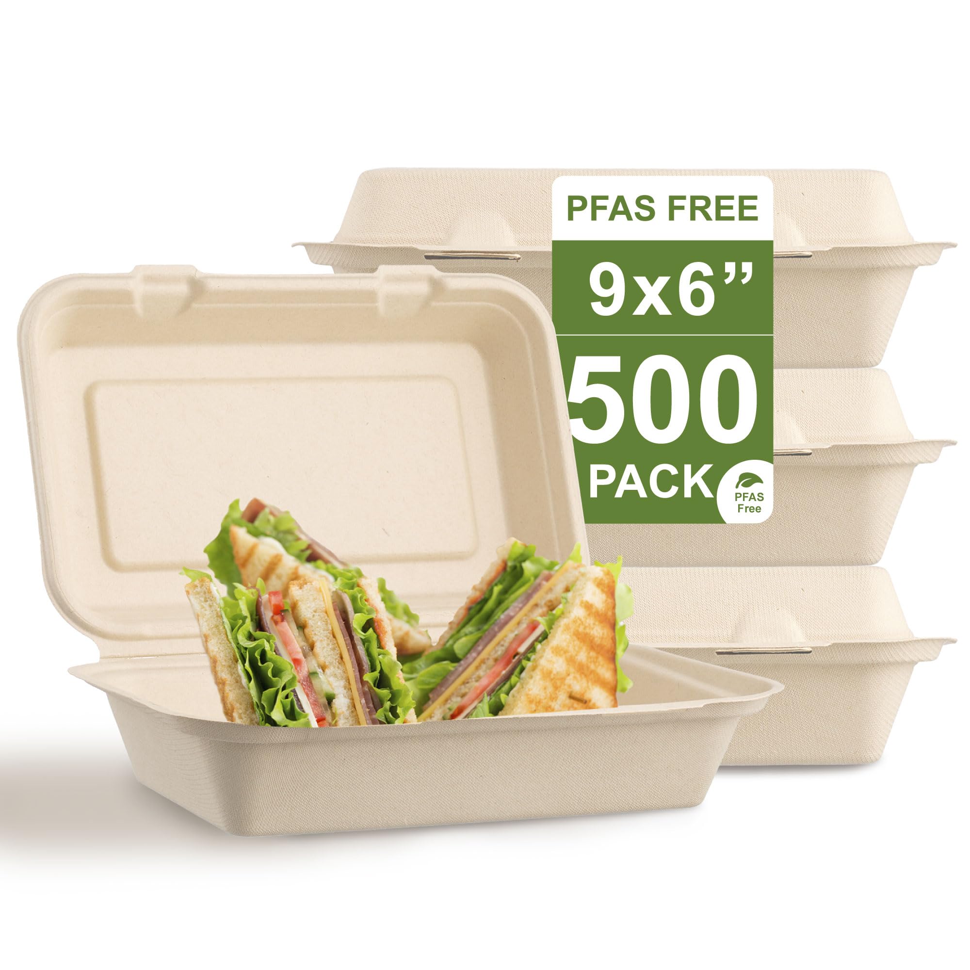 500-Pack PFAS-Free 9x6