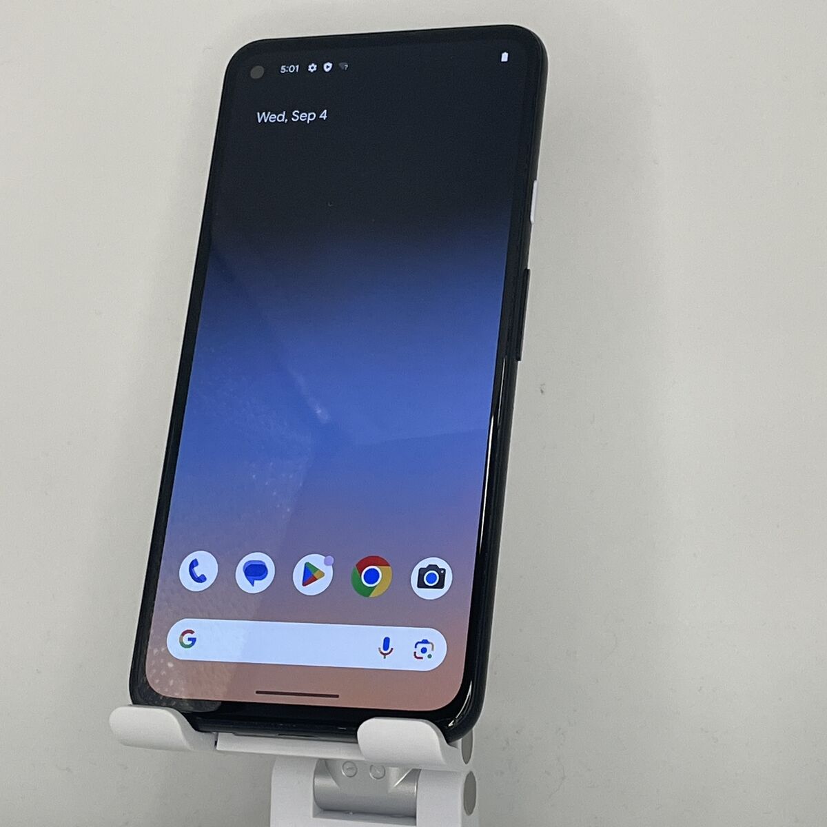 Google Pixel 4a (5G) Unlocked Smartphone - 128GB Storage, Just Black - Perfect for Travel Photography & Social Media Content Creation