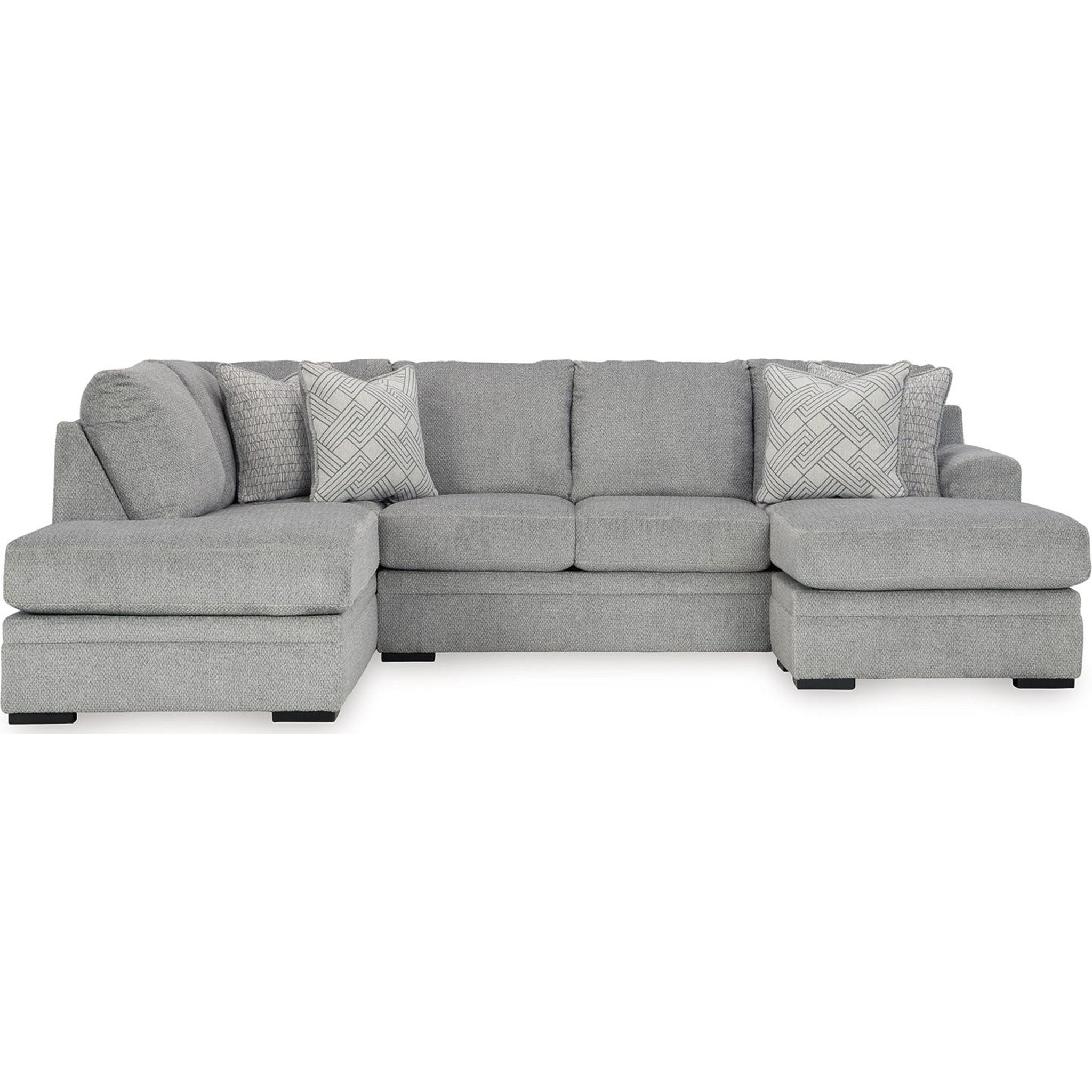 Casselbury 2-Piece Sectional Sofa with Chaise Lounge - Modern L-Shaped Couch for Living Room, Family Room & Apartment