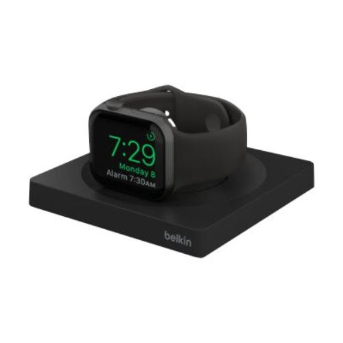 Belkin Watch Charging Base - Fast & Secure Wireless Charger for Apple Watch & Smartwatches - Perfect for Home, Office & Travel