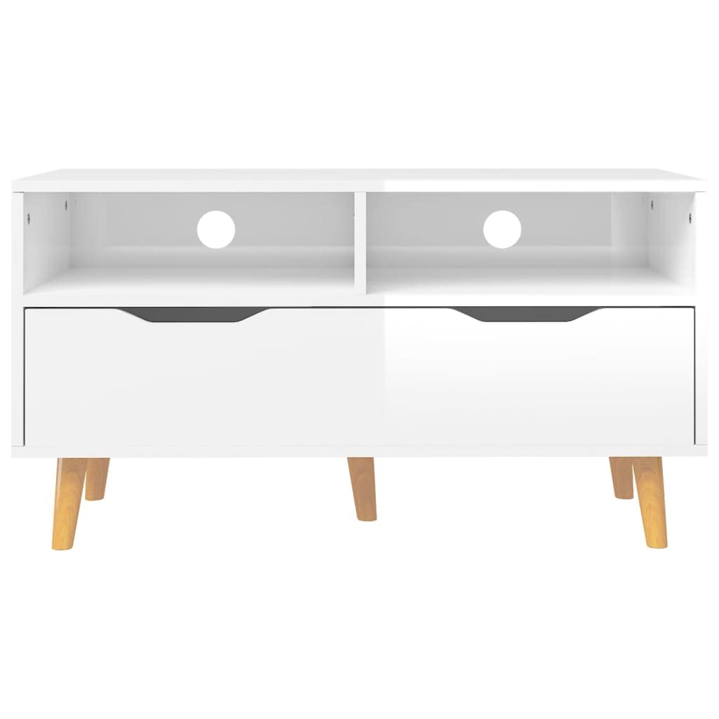 Modern TV Stand with Storage - 35.4