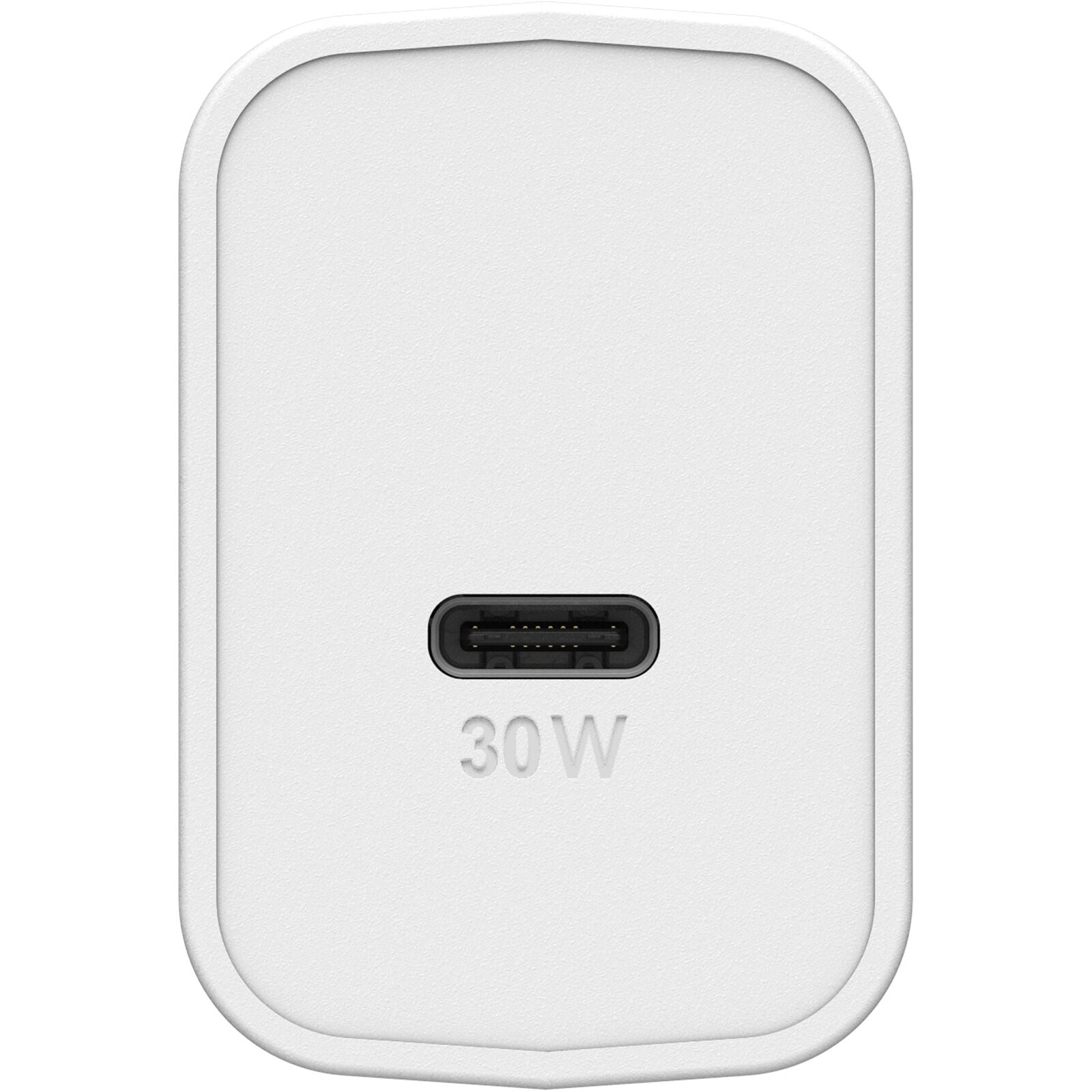 Otterbox 30W USB-C PD Fast Wall Charger Block - White | Compact & Powerful Charging for iPhone, Android, Laptops | Perfect for Travel, Home & Office Use