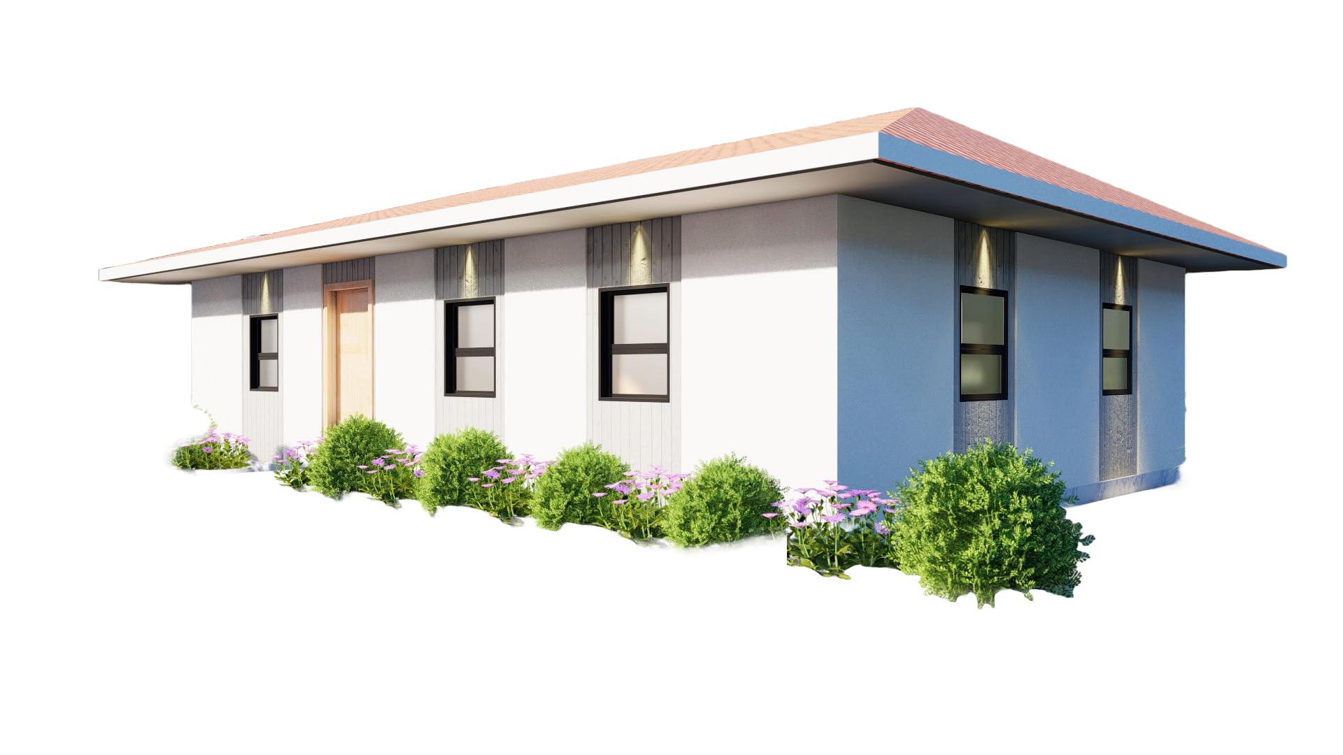 26x38 Three Bedroom Tiny House Plans | Single Story 936 Sq Ft Modern Wooden Cabin Blueprints - Perfect for Vacation Homes, Backyard ADUs & Sustainable Living