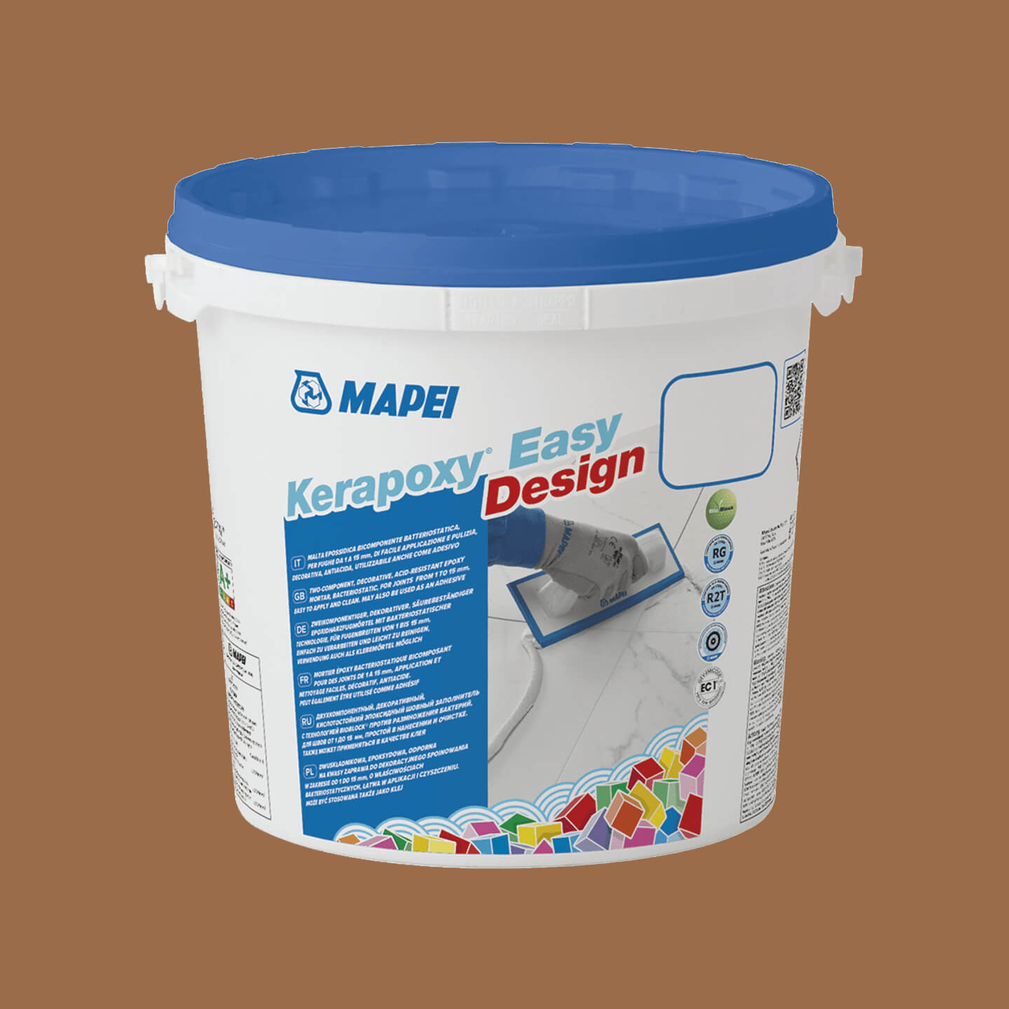 Mapei Kerapoxy Easy Design Epoxy Grout 3kg (6.6 lbs) - Liquorice 152 - High-Performance Waterproof Tile Grout for Bathrooms, Kitchens, and Showers