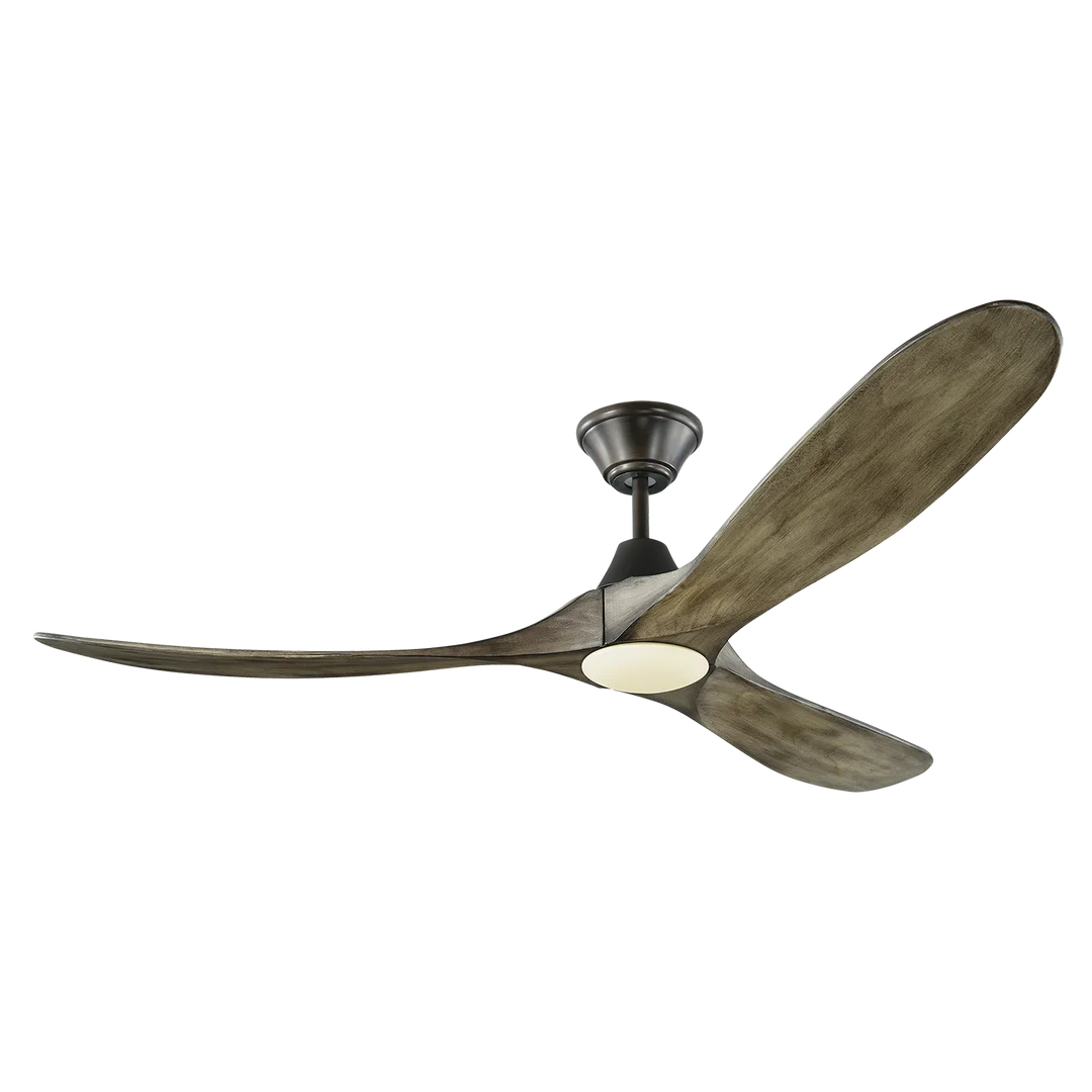 Maverick LED Ceiling Fan with Remote Control - Energy Efficient Modern Ceiling Light & Air Circulator - Perfect for Living Room, Bedroom & Outdoor Patio