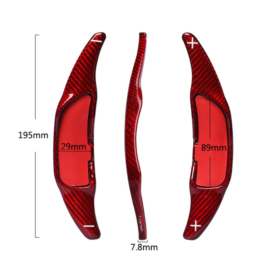 Carbon Fiber Steering Wheel Paddle Shifter Extensions for Mercedes-Benz A45 C63 E63 S65 CLA45 CLS63 - Upgrade Your Driving Experience | Perfect for Racing & Performance Enthusiasts