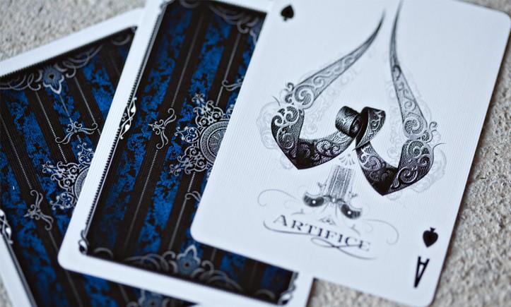 Premium Artifice Blue Playing Cards - Professional Grade for Magic Tricks, Poker & Cardistry - Perfect for Game Nights, Performances & Collectors