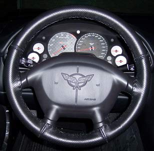 Genuine Leather Steering Wheel Cover for Chevrolet Silverado 2014-2015 - Premium Grey Color | Enhances Grip & Comfort for Long Drives & Road Trips