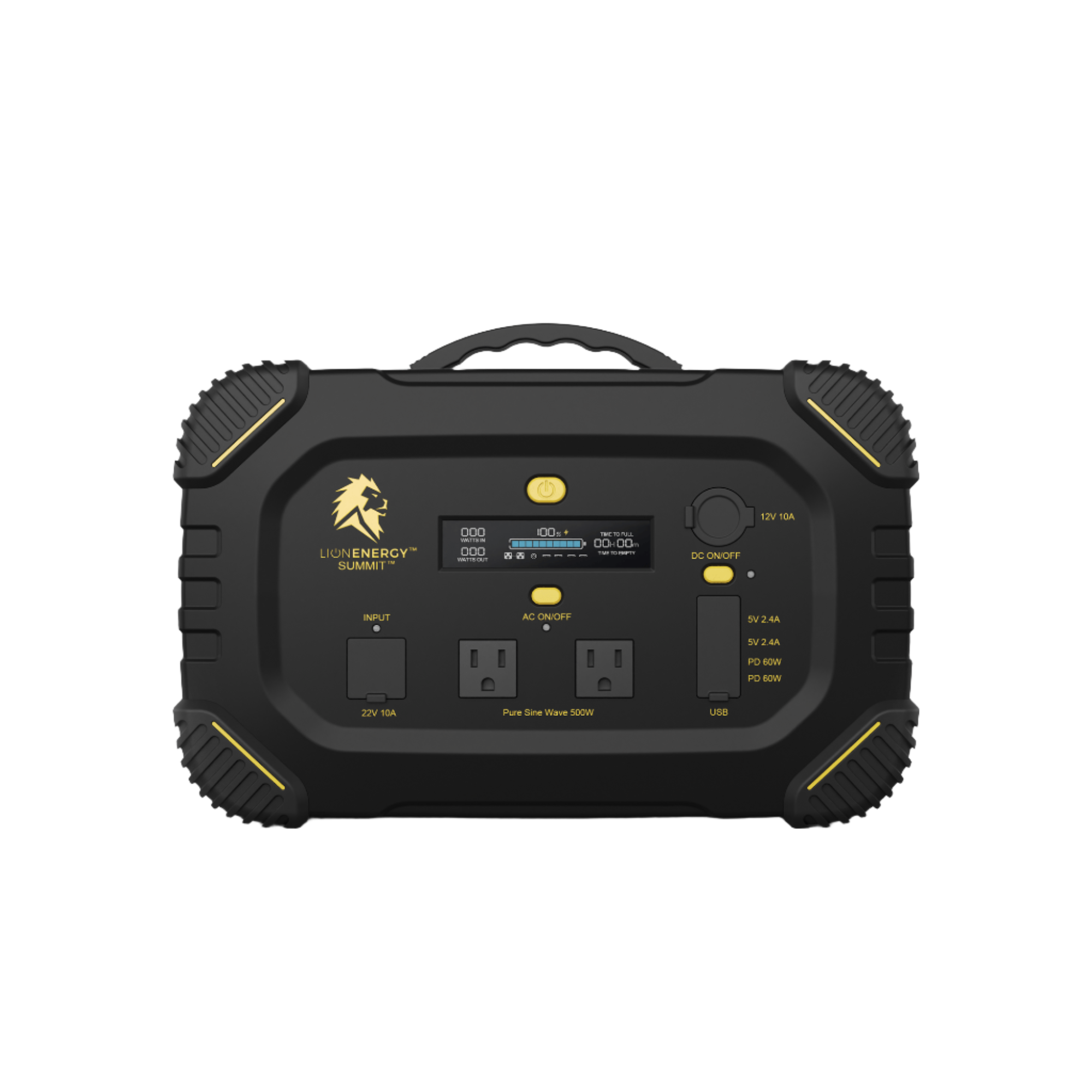 Lion Summit 530W 665Wh LifePO4 Portable Power Generator - Reliable Backup Power for Camping, RV Trips & Emergency Outages