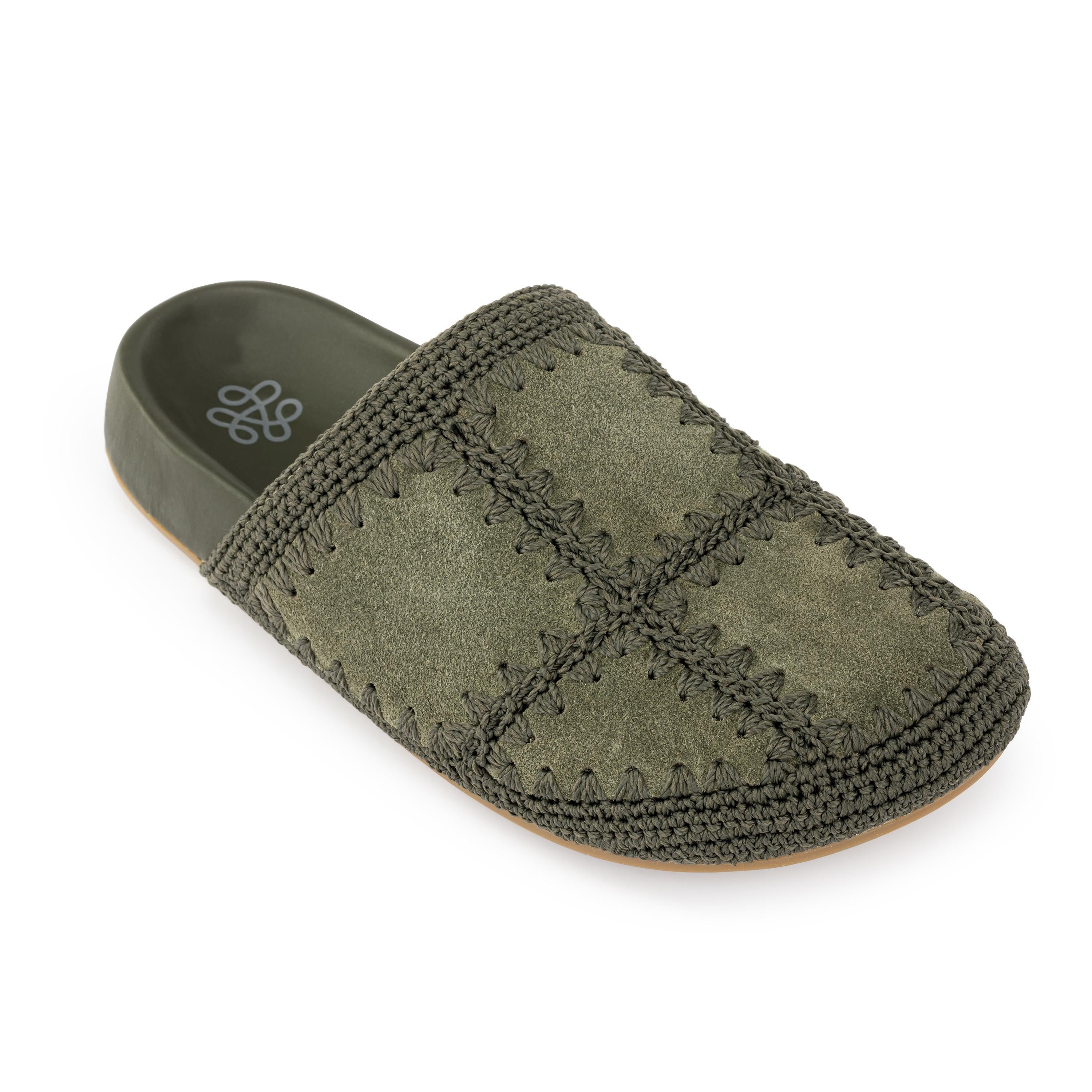 Bolinas Crochet Clogs for Women - Comfortable Handmade Summer Slide Sandals with Arch Support - Perfect for Beach, Pool, and Casual Outings