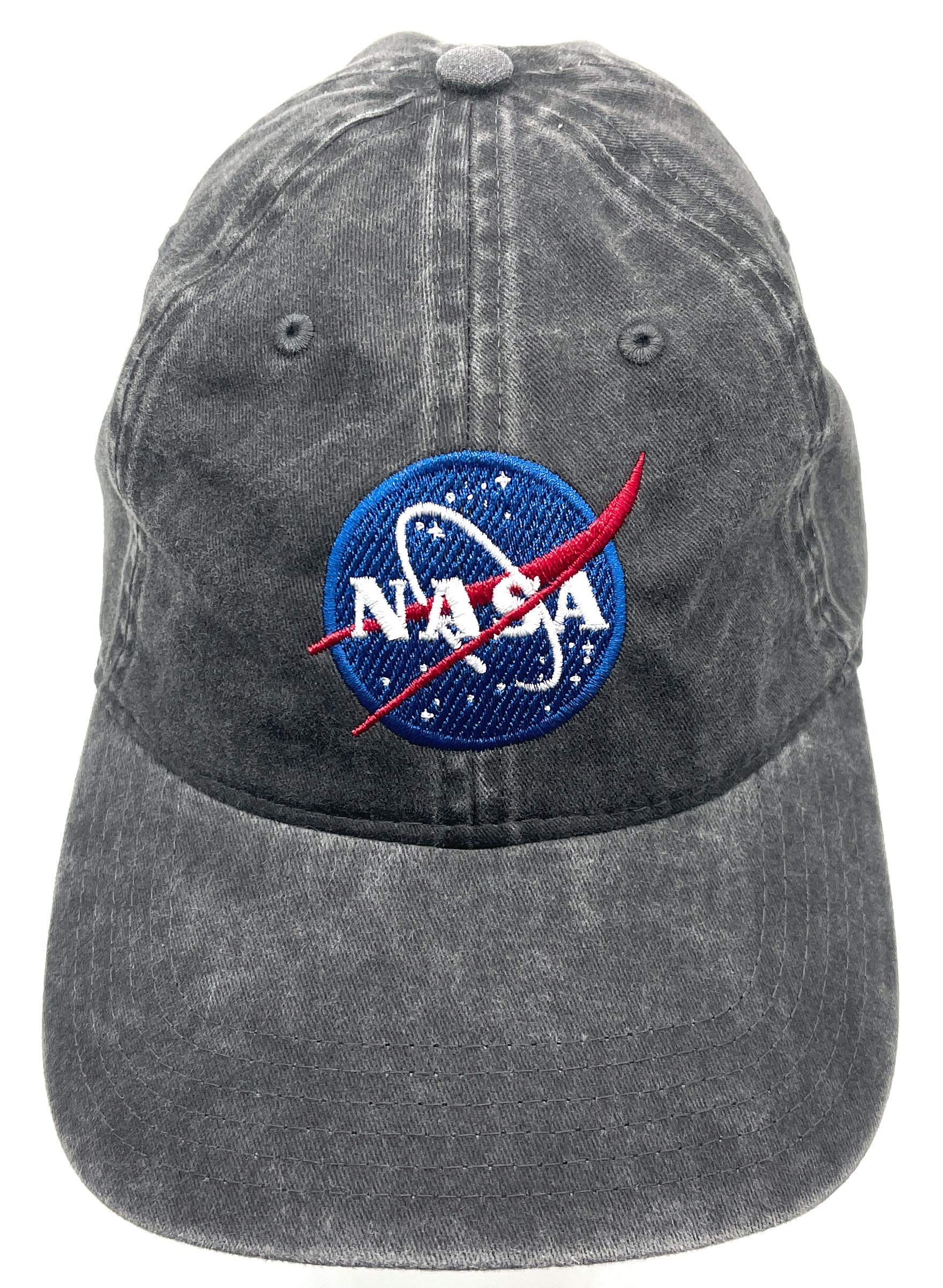NASA Embroidered Washed Cap for Outdoor & Casual Wear