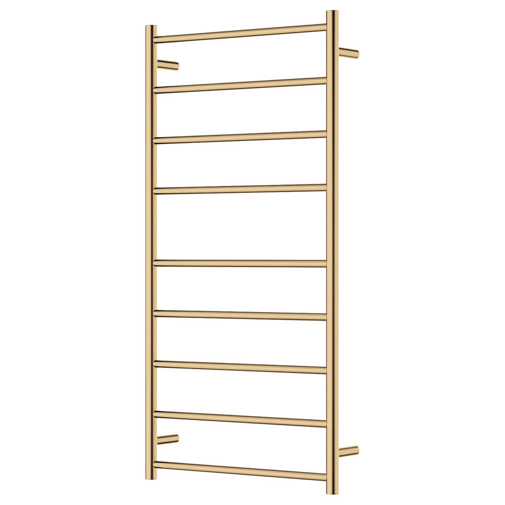Fienza 82760120UB Isabella Heated Towel Rail - 600 x 1200mm Urban Brass Bathroom Heater for Luxury Spa & Modern Home Decor