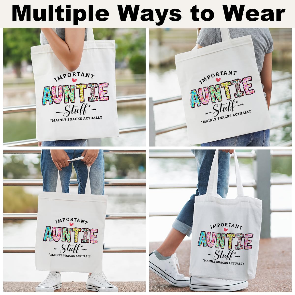 Stylish Inspirational Tote Bag for Mom, Grandma, Aunt & Mother-in-Law - Perfect Gift for Women's Birthday, Christmas & Mother's Day - Great for Beach, Shopping & Daily Use