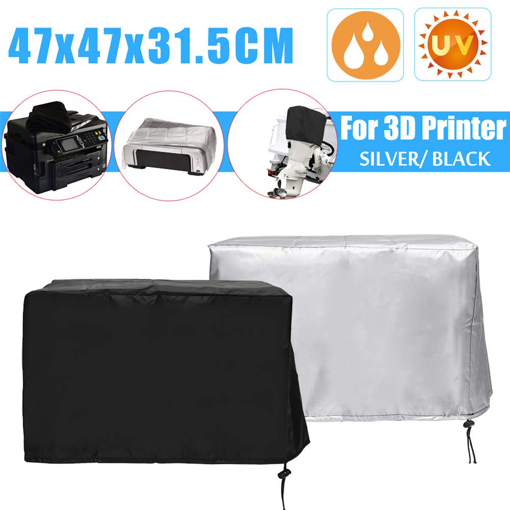 Waterproof & UV Resistant Black Printer Dust Cover - Protective Cloth for 3D Printers, HP OfficeJet Pro 8600 | Home Office & Workshop Printer Protection Solution