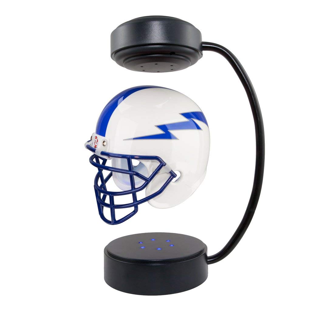 NCAA Collectible Levitating Football Helmet with Electromagnetic Stand - Floating Sports Memorabilia for Home Office & Man Cave Decor