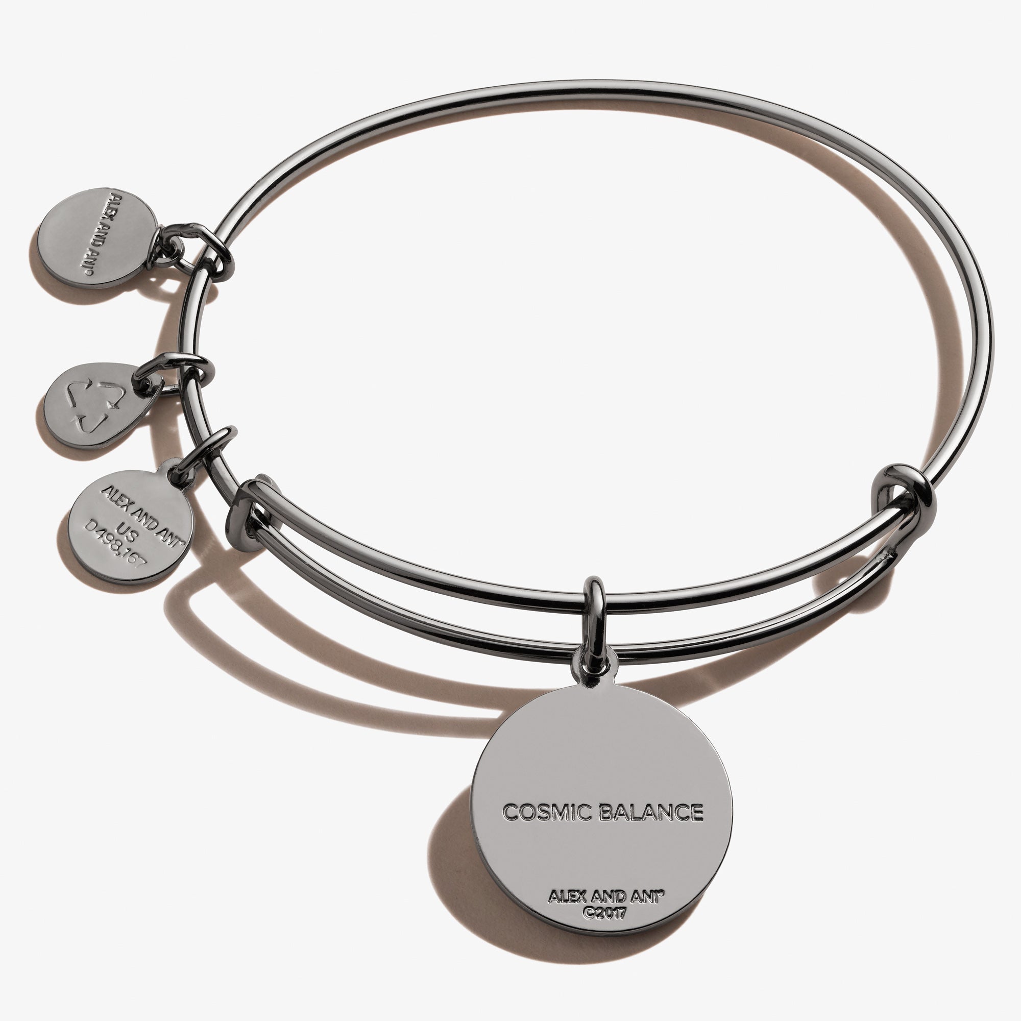 Cosmic Balance II Charm Bangle - Adjustable Spiritual Healing Bracelet for Women - Perfect for Yoga, Meditation & Positive Energy