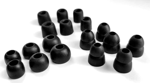Periodic Audio Hydrogen Alpha Small Single Flange Silicone Earbuds - 8 Pack Replacement Tips for Noise Isolation & Comfort - Perfect for Workouts, Travel & Audiophiles