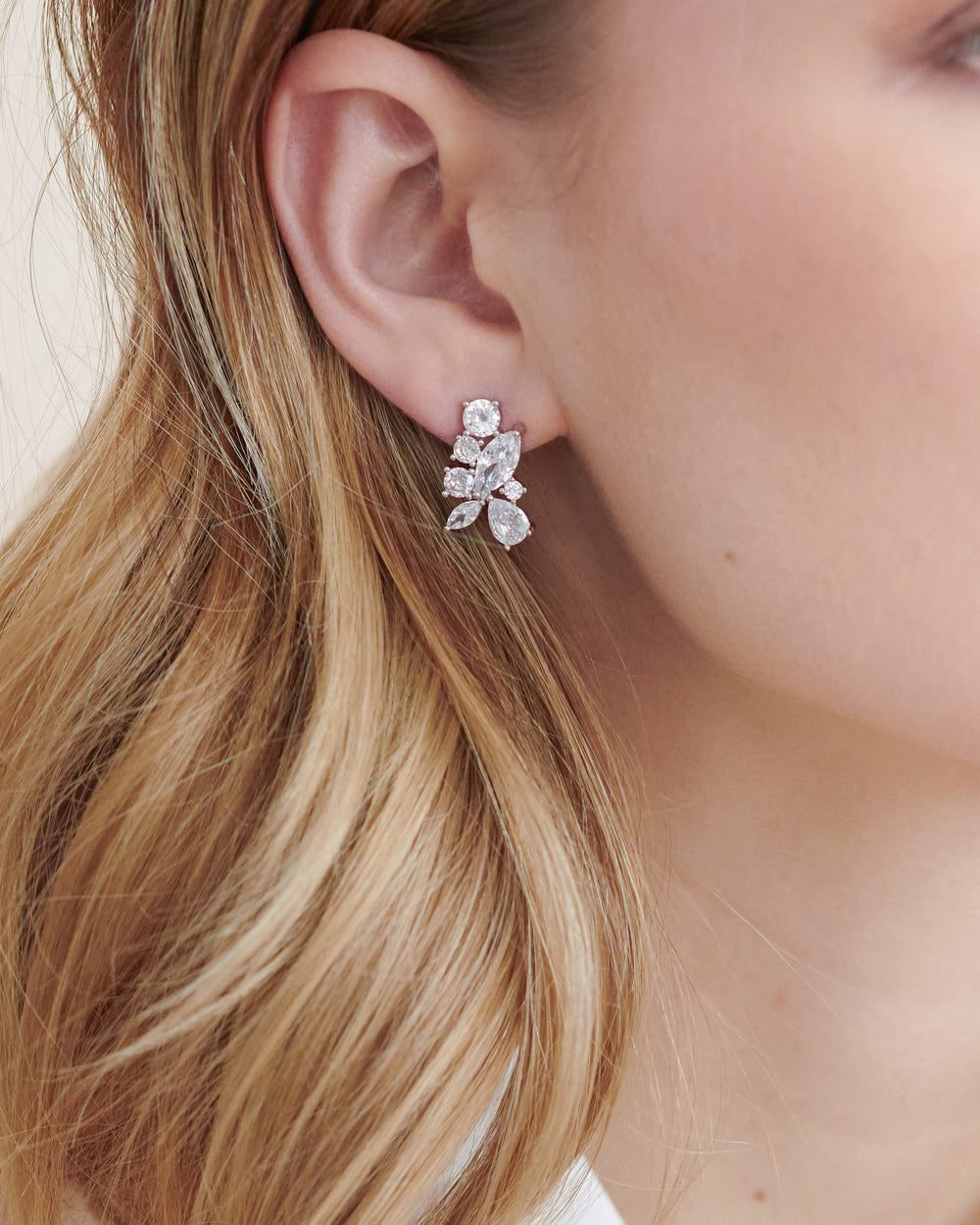 Carisa Stud Earrings for Women - Hypoallergenic Cubic Zirconia Earrings - Perfect for Everyday Wear, Work, and Special Occasions